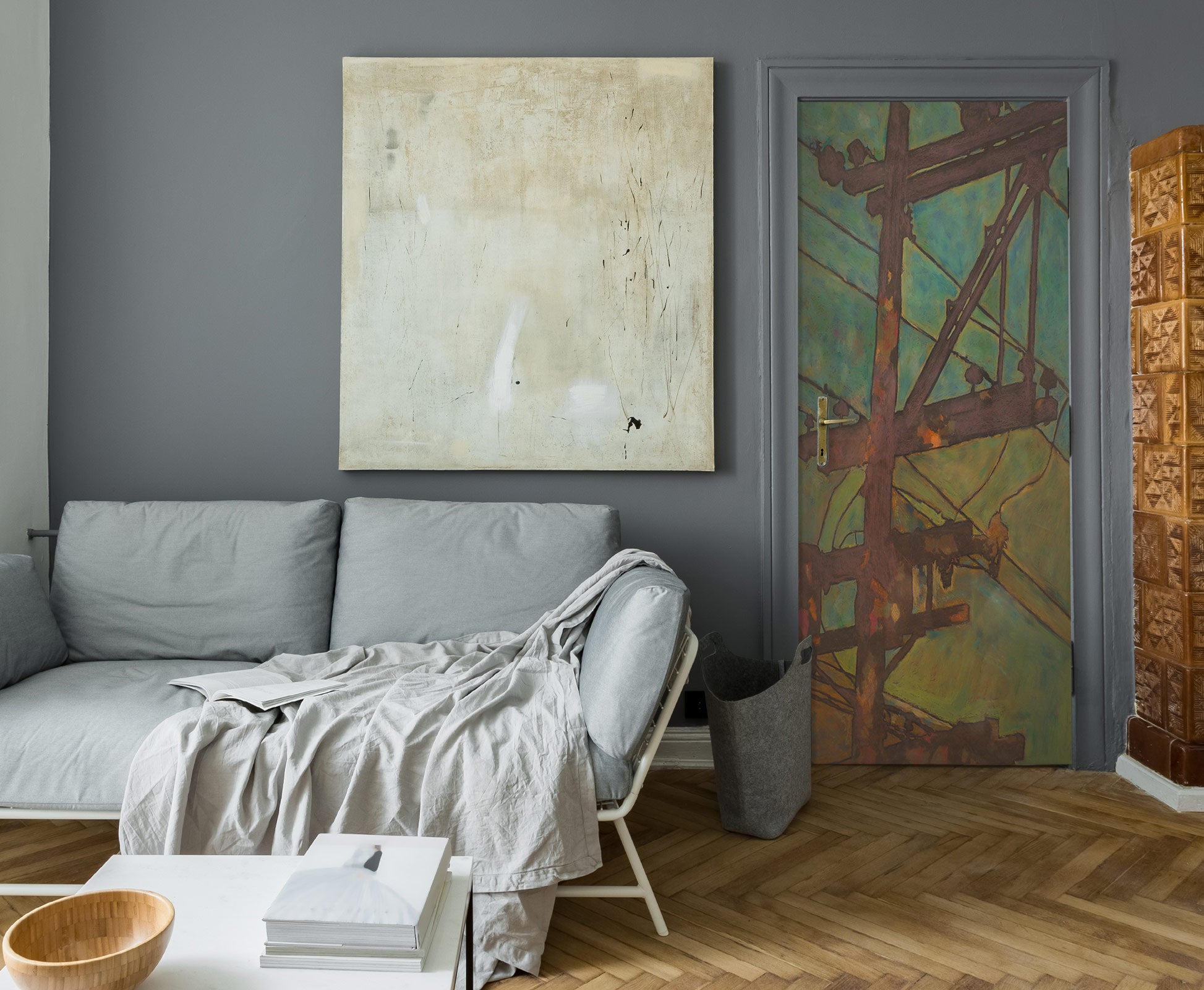 3D Electric Wire 93160 Allan P. Friedlander Door Mural