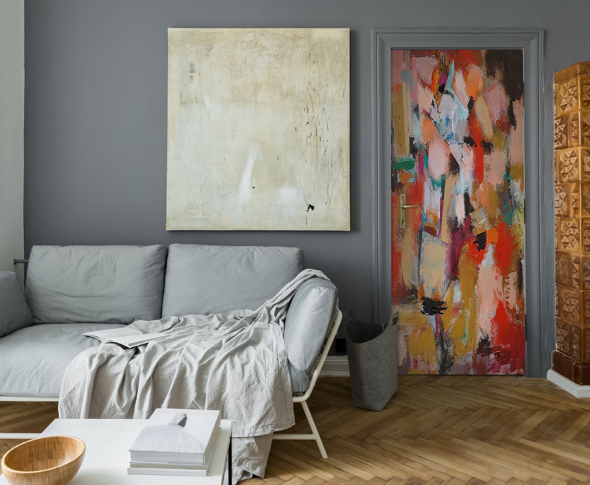 3D Paint Brush Pattern 9345 Allan P. Friedlander Door Mural