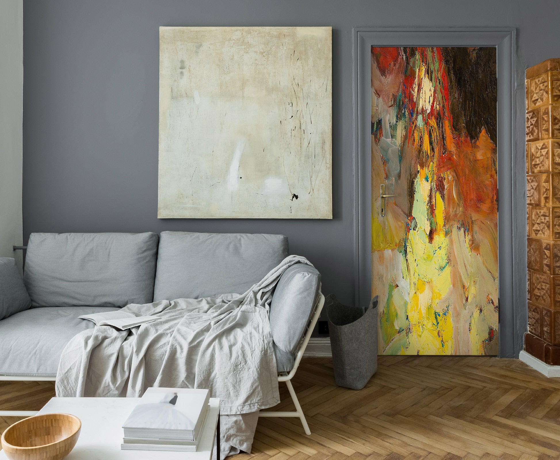 3D Paint Texture 9306 Allan P. Friedlander Door Mural