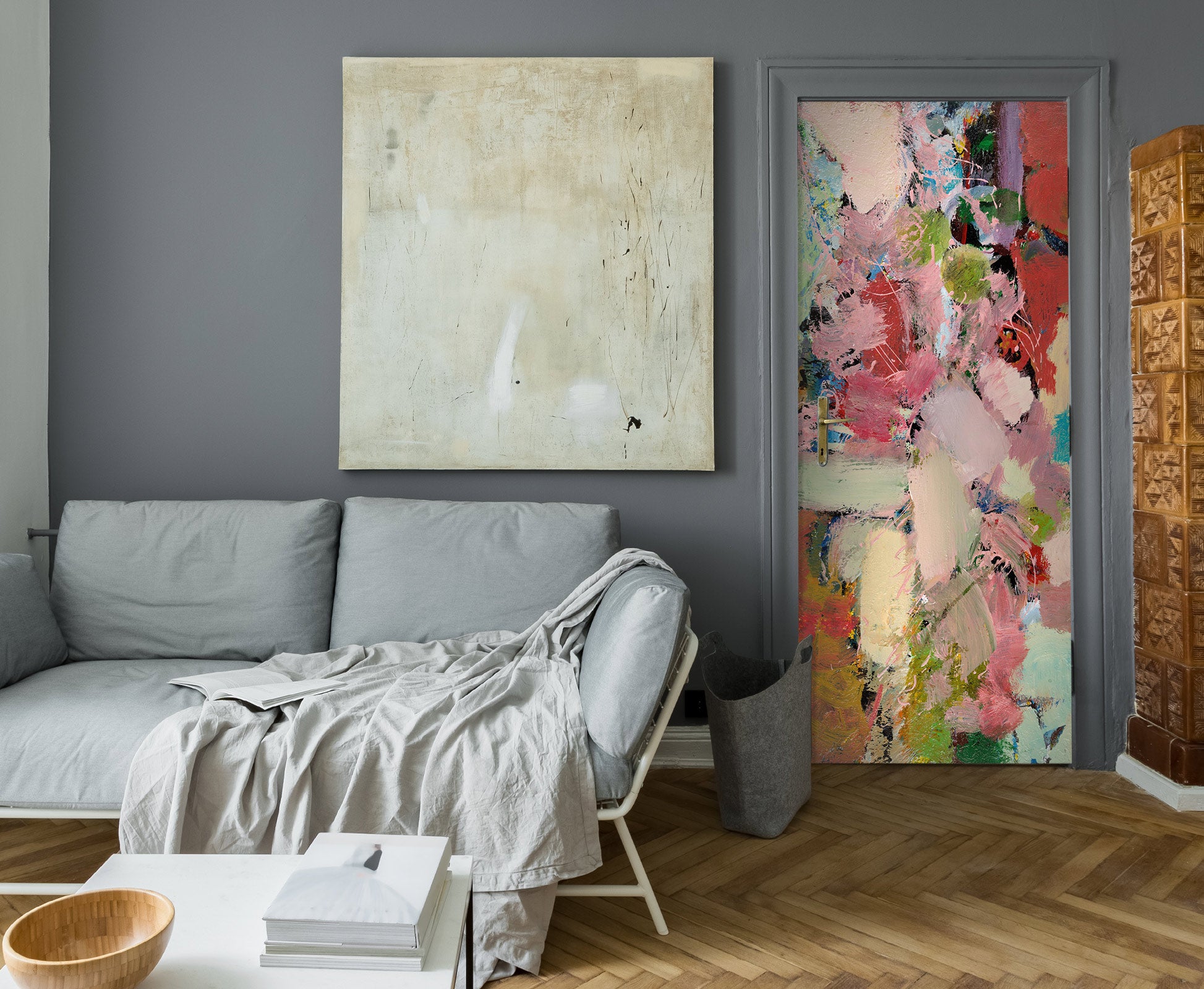 3D Color Pigment Pattern 9309 Allan P. Friedlander Door Mural