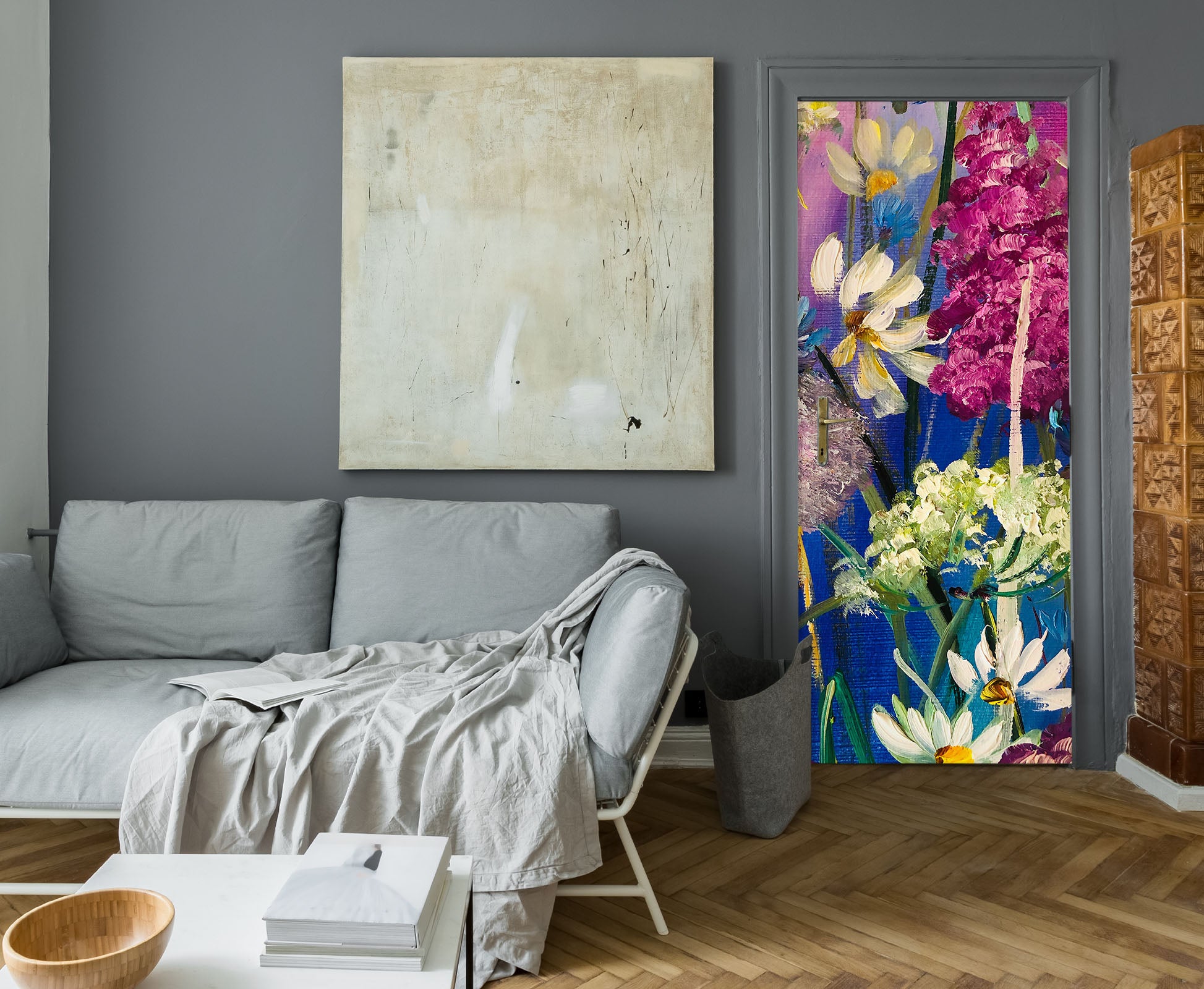 3D Art Flower 3251 Skromova Marina Door Mural