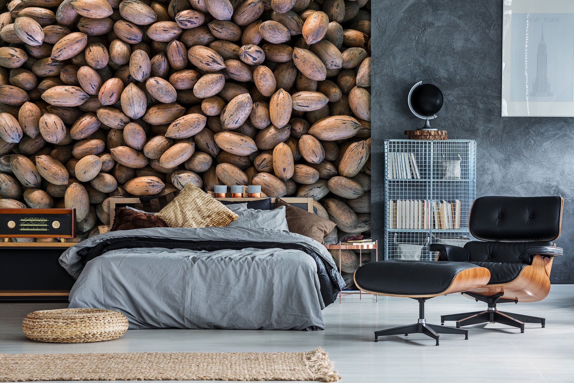 3D Peanut Bean 6259 Assaf Frank Wall Mural Wall Murals