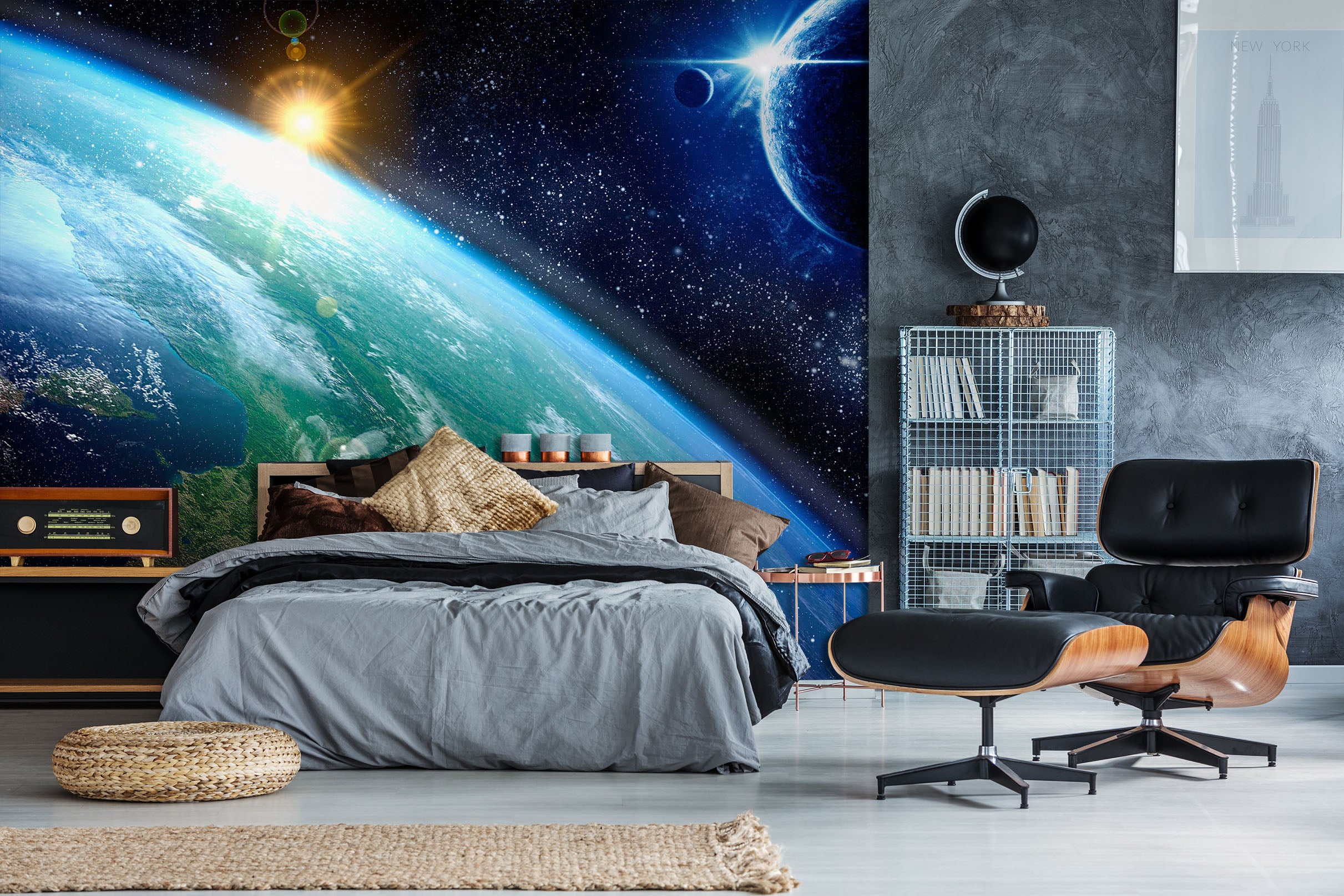 3D Planet Space 1745 Wall Murals
