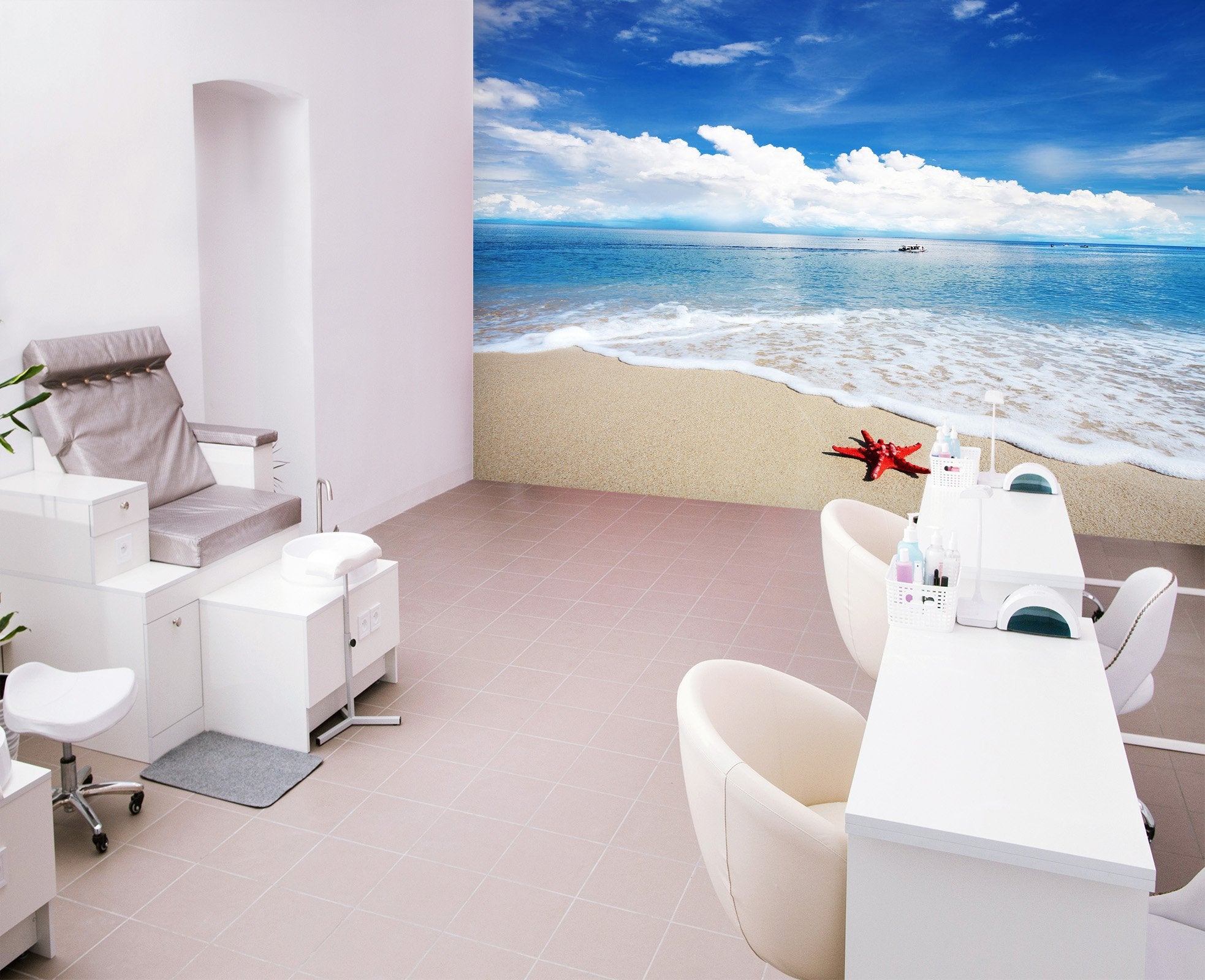 3D Sky Wave Sea Beach 56 Wall Murals Wallpaper AJ Wallpaper 2