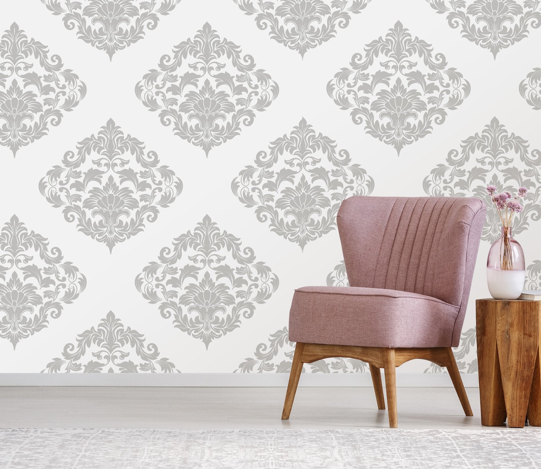 3D Leaf Flower Pattern 292 Wallpaper AJ Wallpaper