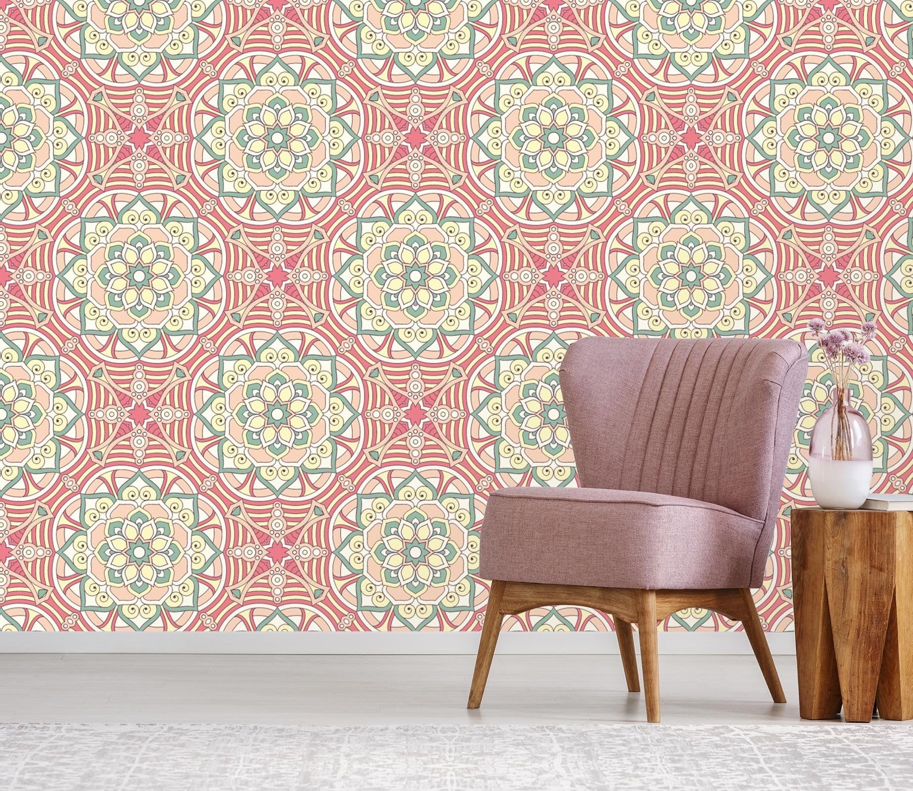 3D Pointed Flower 306 Wallpaper AJ Wallpaper