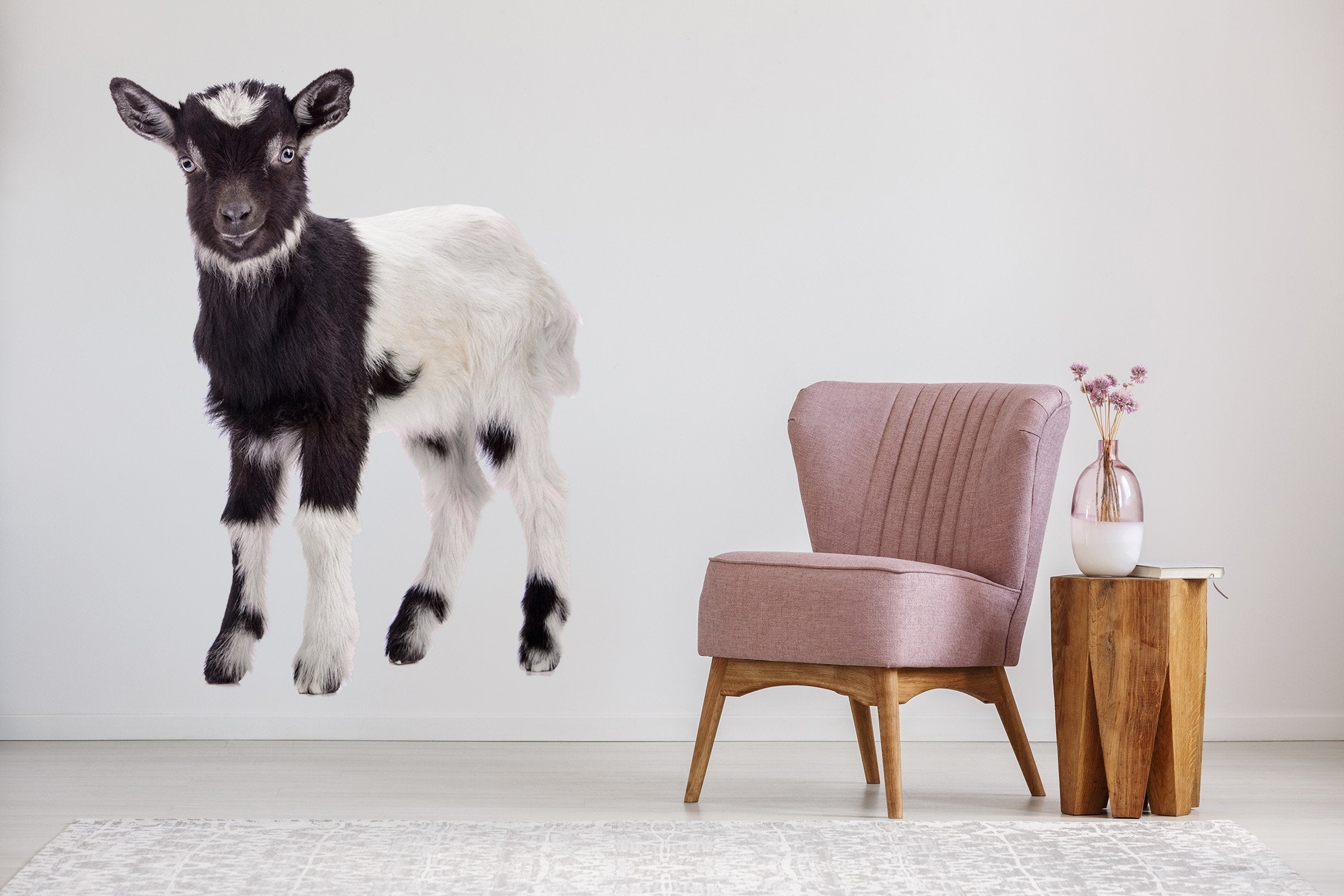 3D Sheep Learning To Walk 102 Animals Wall Stickers Wallpaper AJ Wallpaper