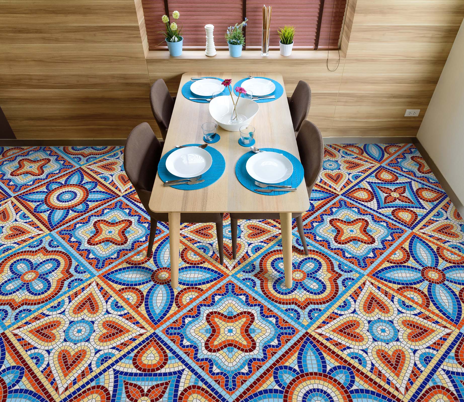 3D Featured Patterns 581 Floor Mural Wallpaper Murals Rug & Mat Print Epoxy waterproof bath floor