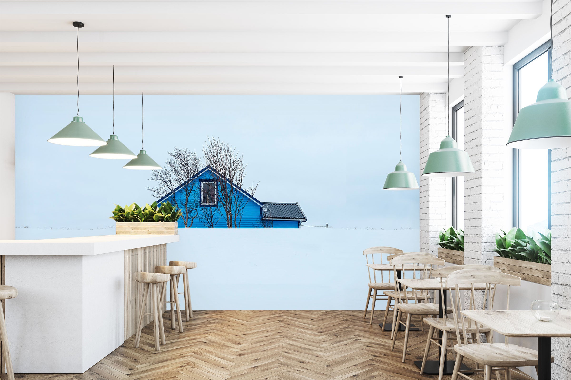 3D Snow Hut 1417 Marco Carmassi Wall Mural Wall Murals