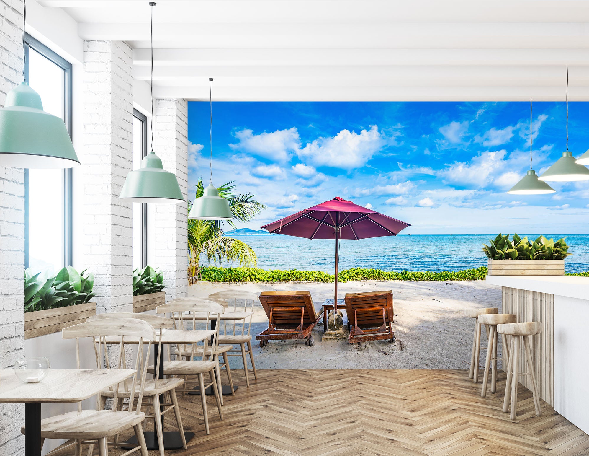 3D Sky Sea 57120 Wall Murals