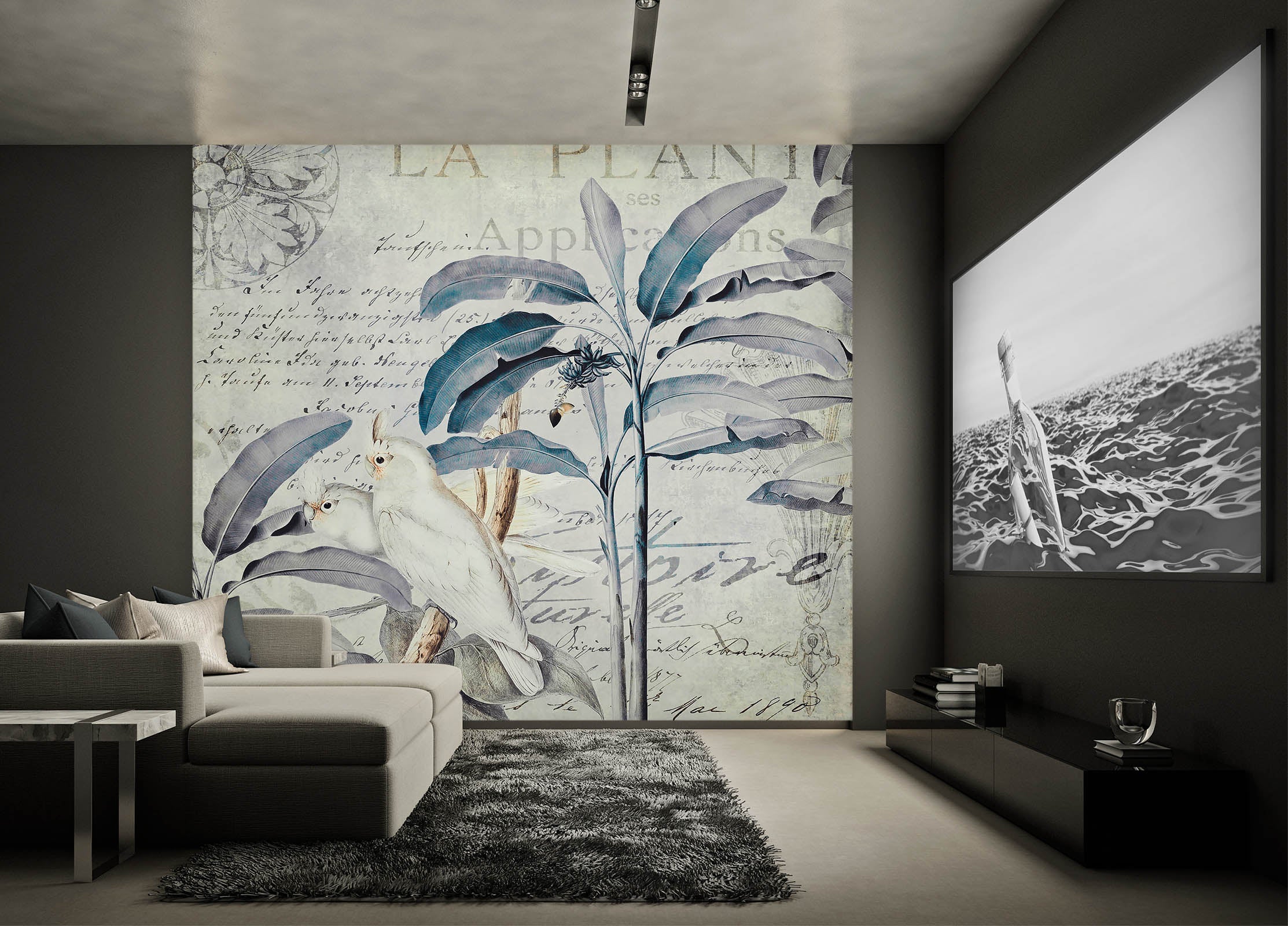 3D White Bird 1423 Andrea haase Wall Mural Wall Murals