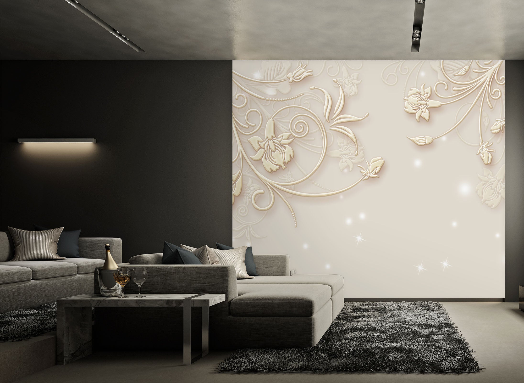 3D Carved Pattern 1484 Wall Murals