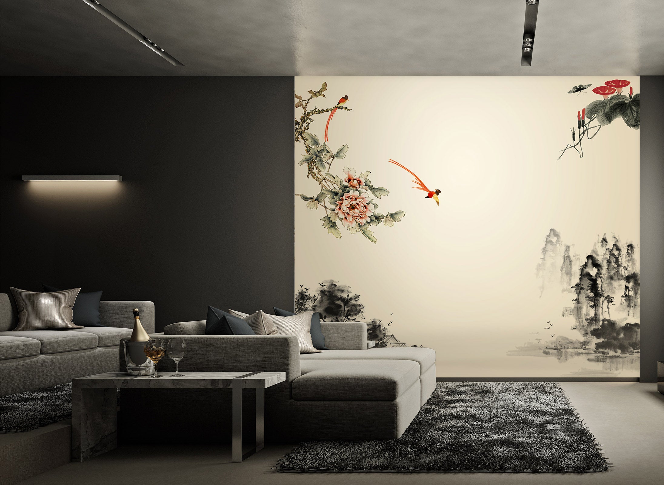 3D Swimming Fish 1473 Wall Murals