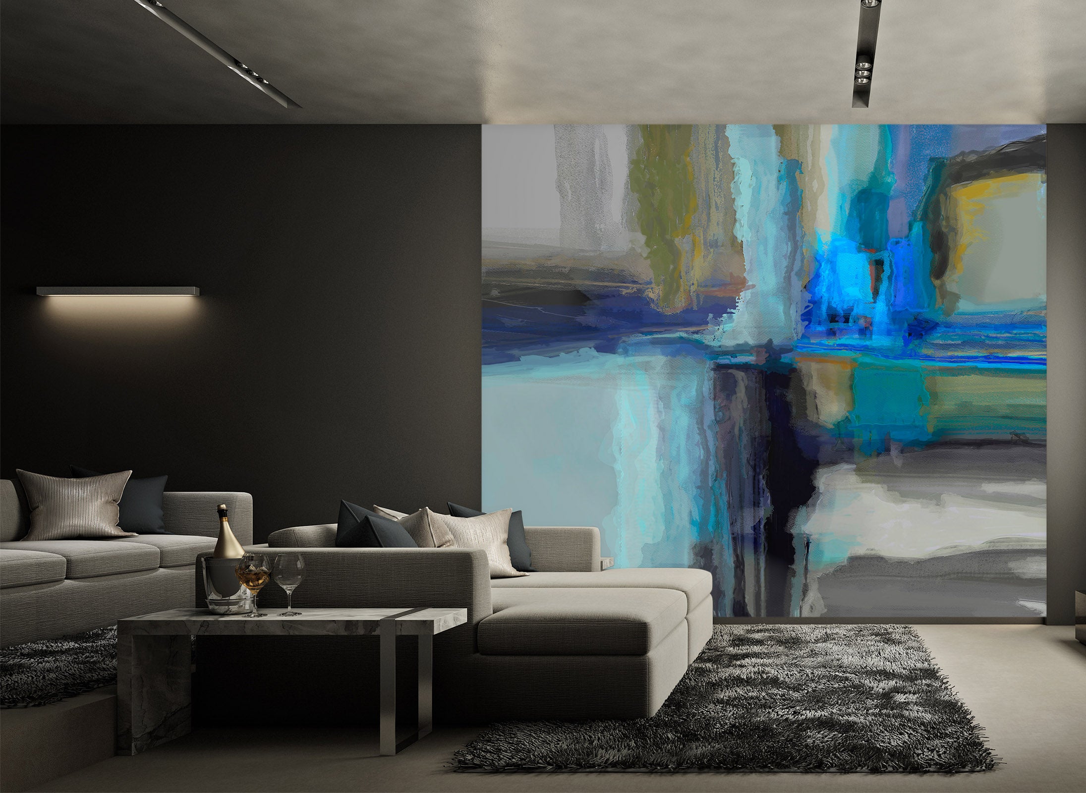 3D Colorful Pool 1408 Michael Tienhaara Wall Mural Wall Murals