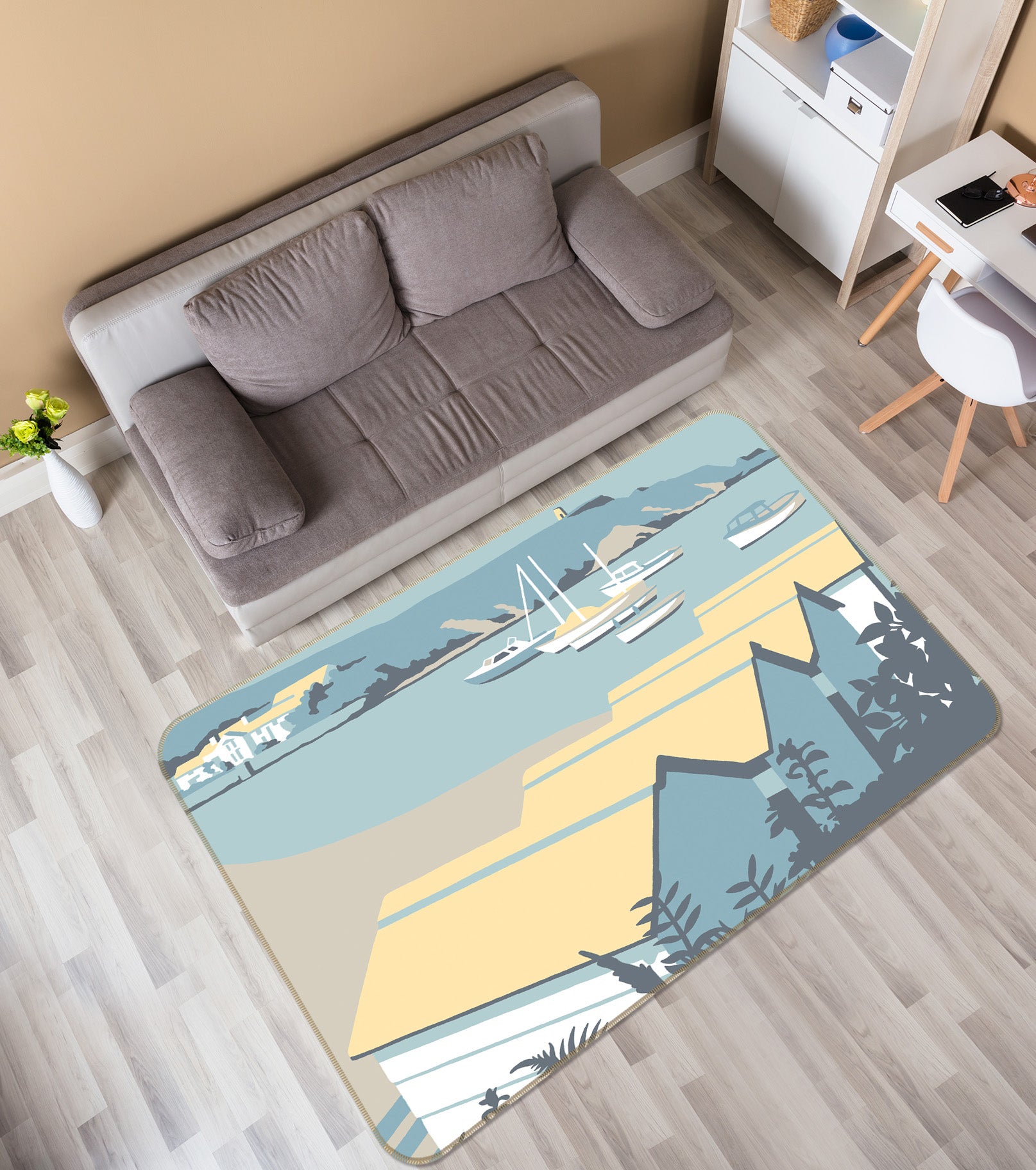 3D Bude 1164 Steve Read Rug Non Slip Rug Mat
