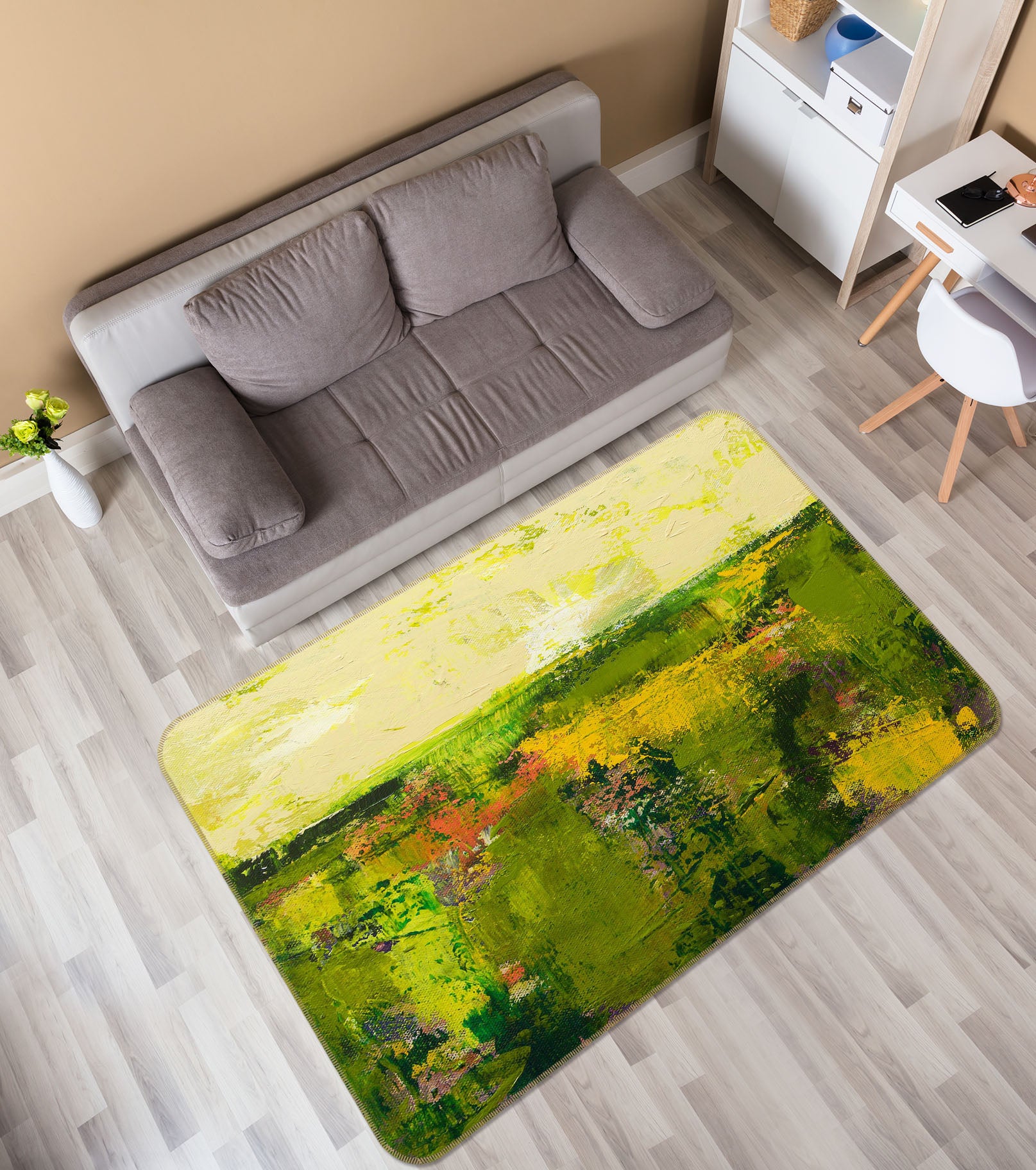 3D Painted Forest 1085 Allan P. Friedlander Rug Non Slip Rug Mat