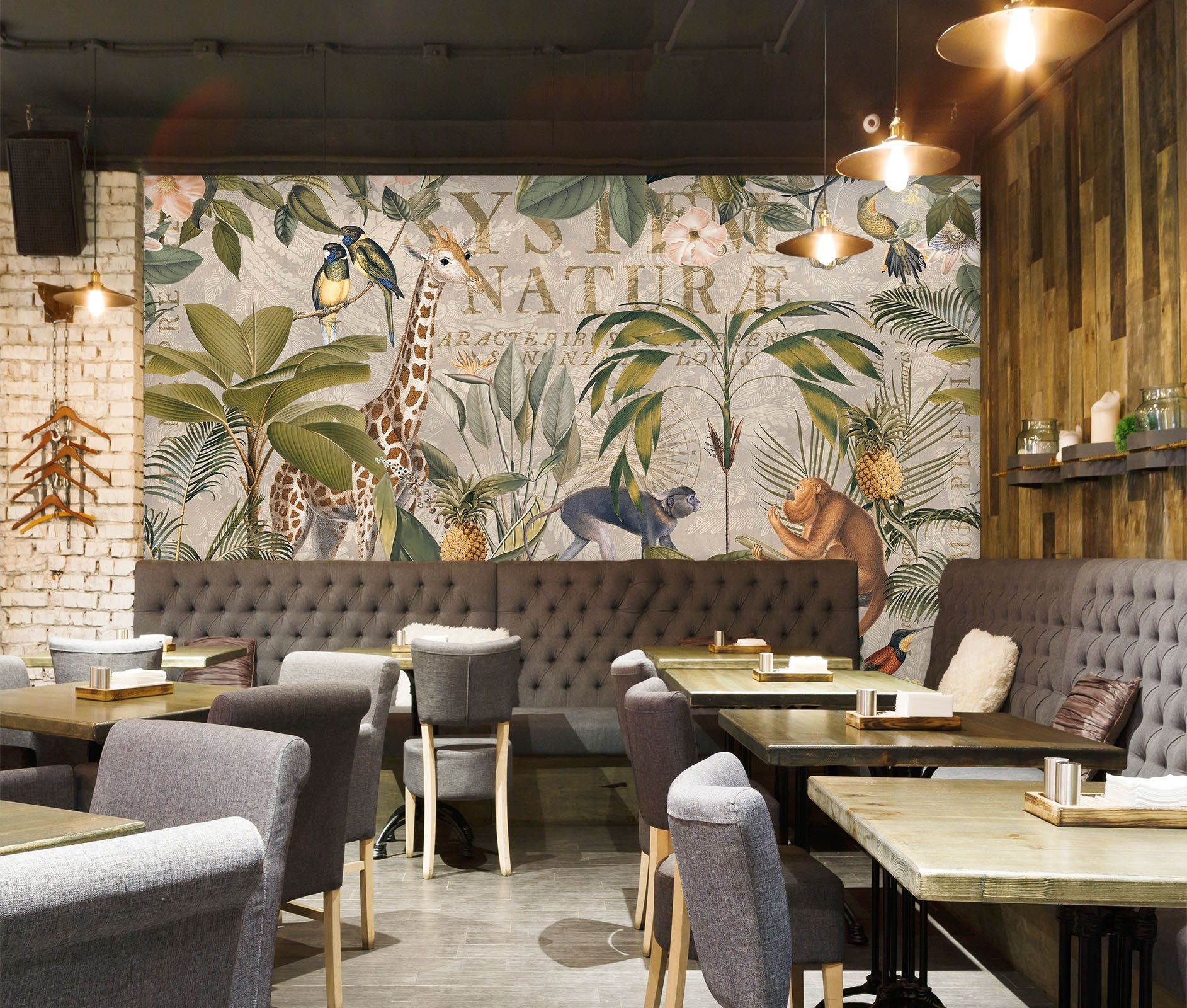 3D Animal Forest 1430 Andrea haase Wall Mural Wall Murals Wallpaper AJ Wallpaper 2