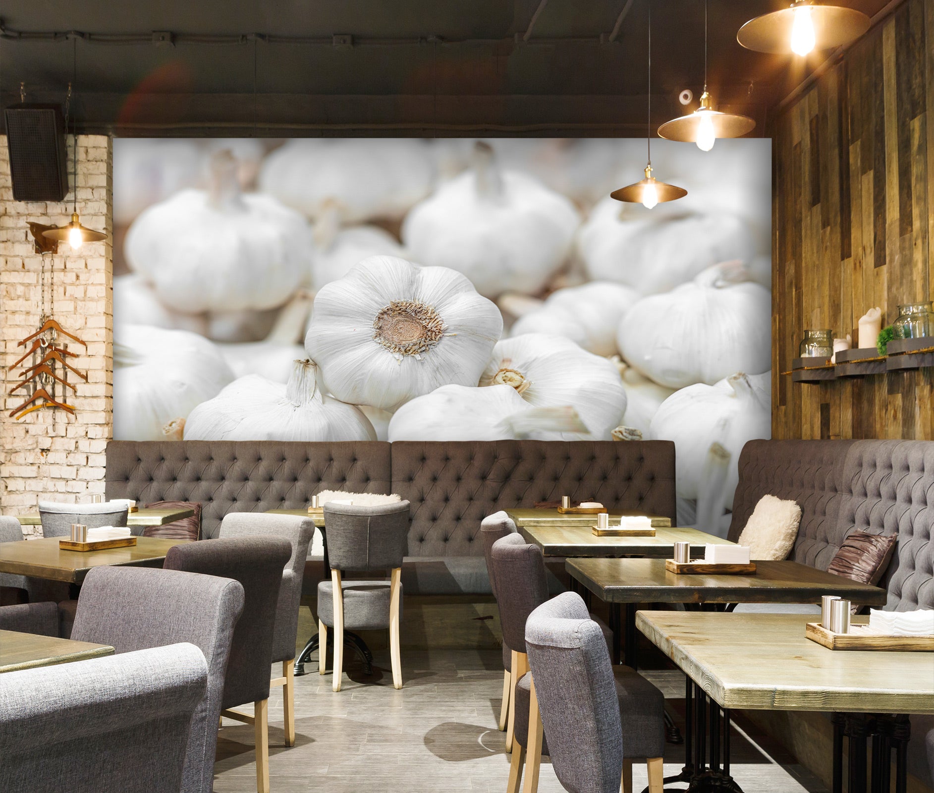 3D Kitchen Garlic 6249 Assaf Frank Wall Mural Wall Murals