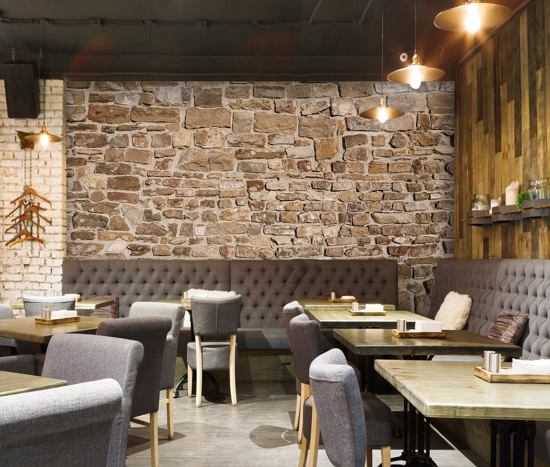 3D Bricks Stacked 329 Wall Murals