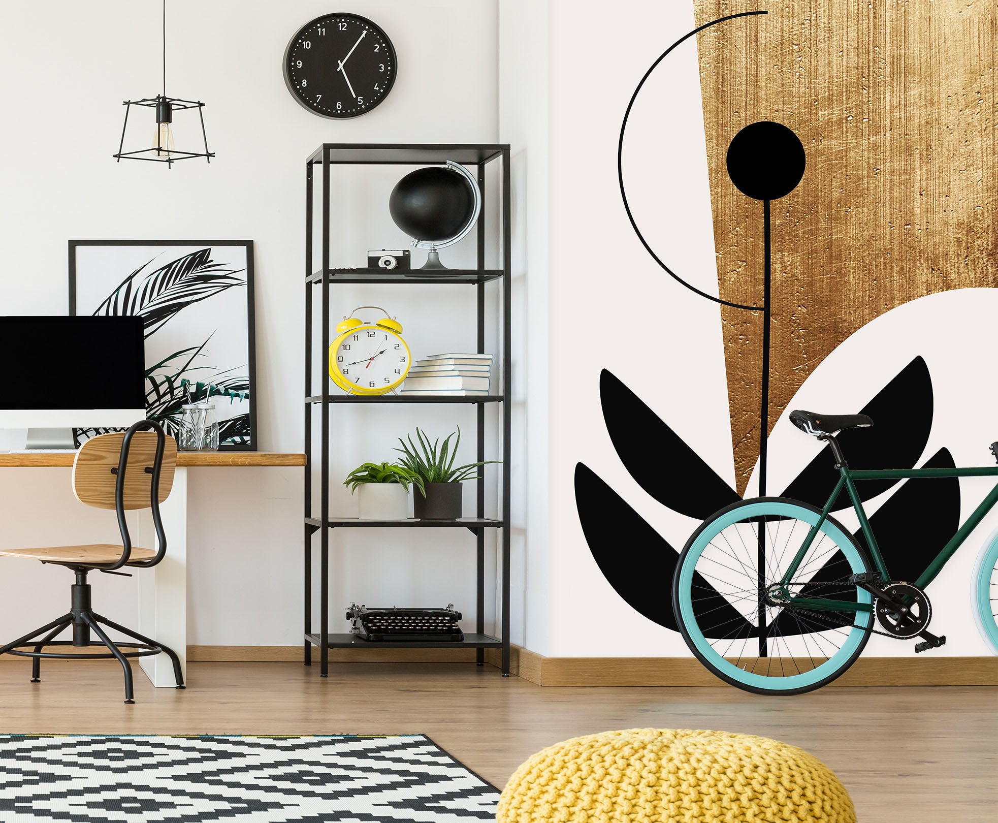 3D Green Leaves 1489 Boris Draschoff Wall Mural Wall Murals