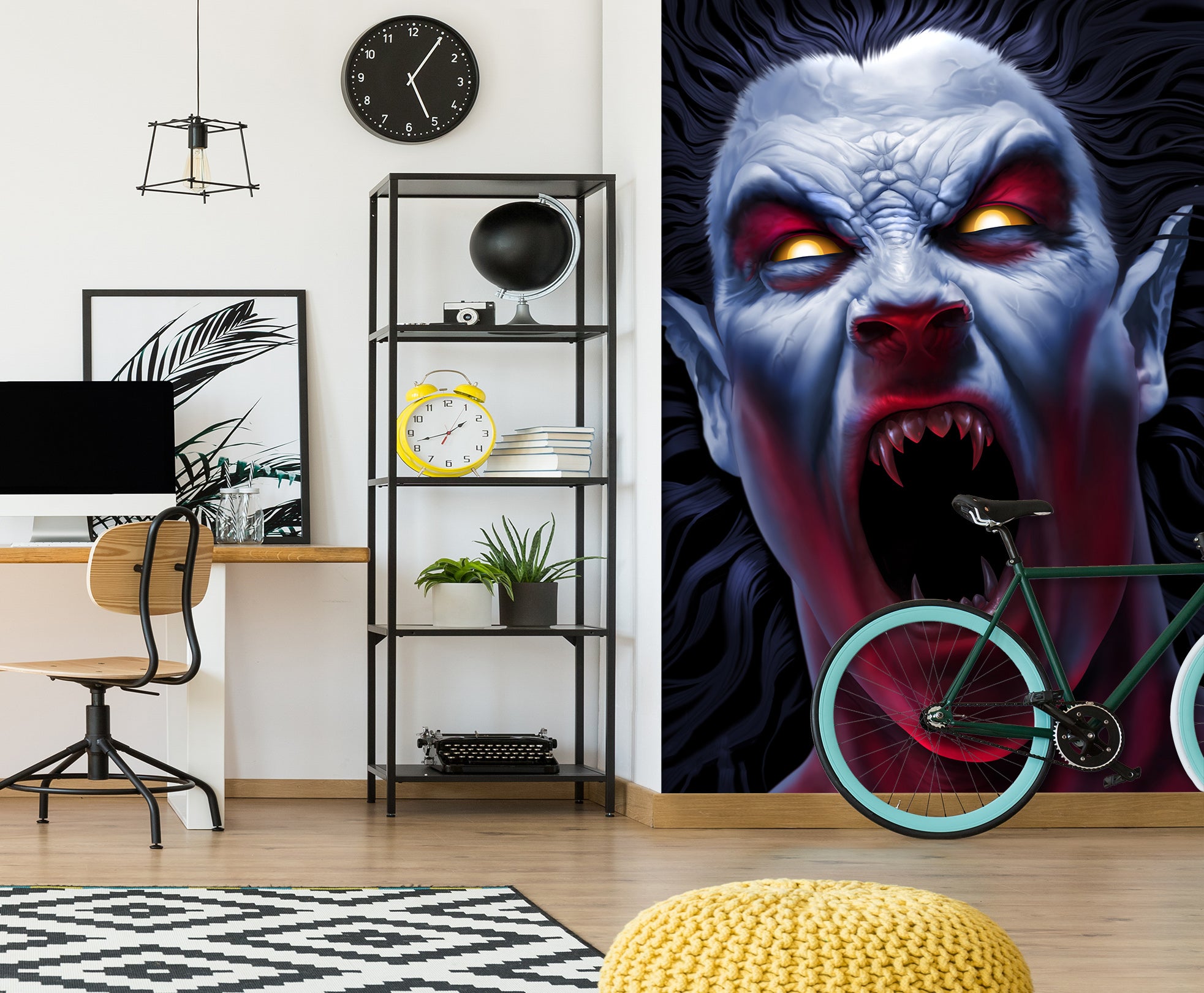 3D Monster Man 5029 Tom Wood Wall Mural Wall Murals