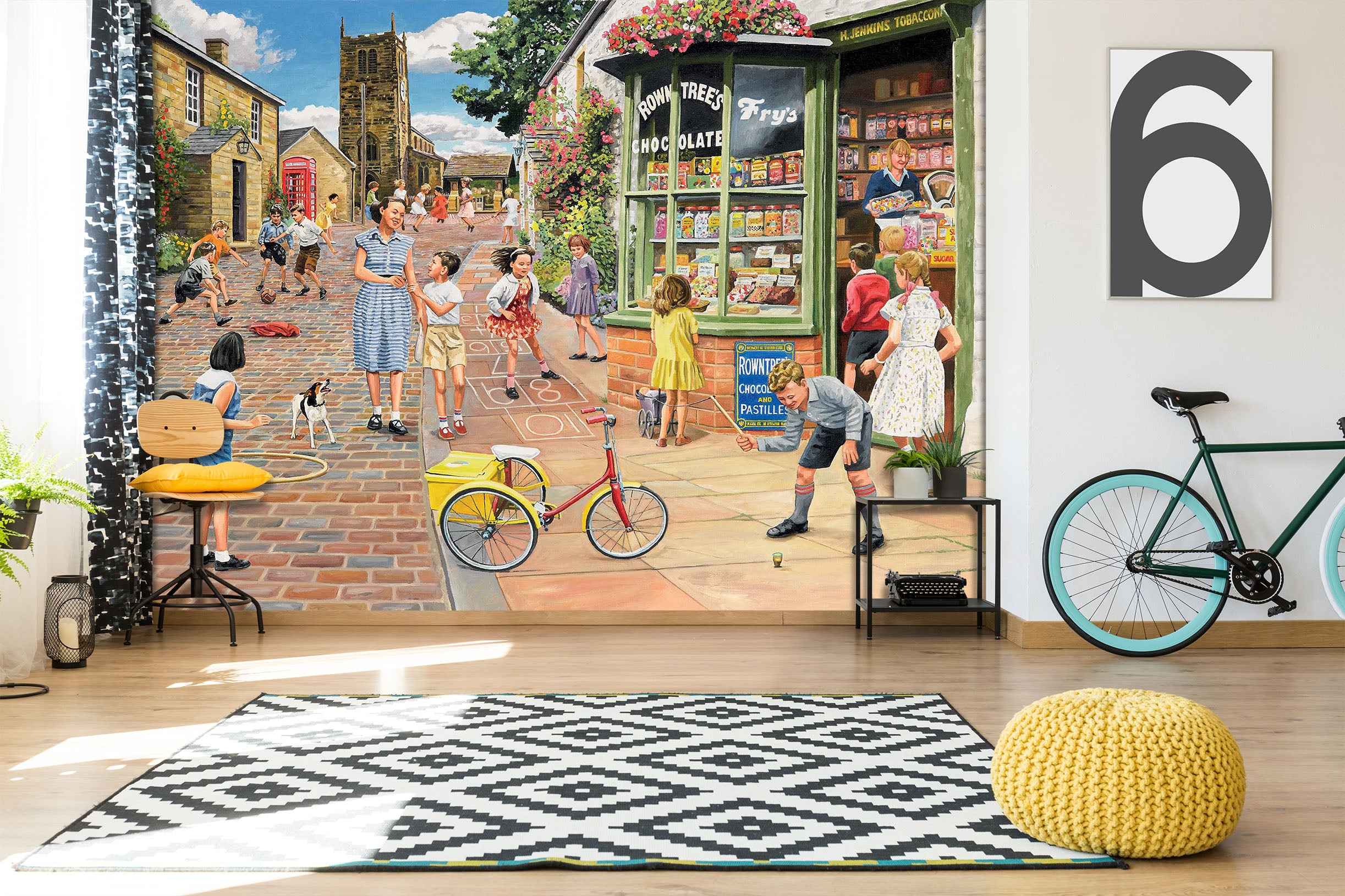 3D The Sweet Shop 1067 Trevor Mitchell Wall Mural Wall Murals