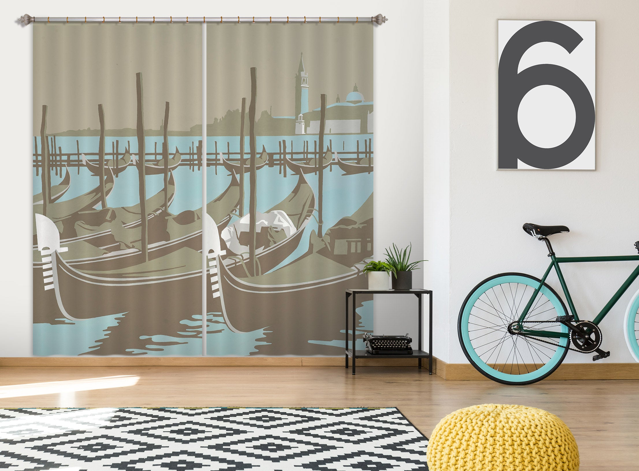 3D Venice 167 Steve Read Curtain Curtains Drapes