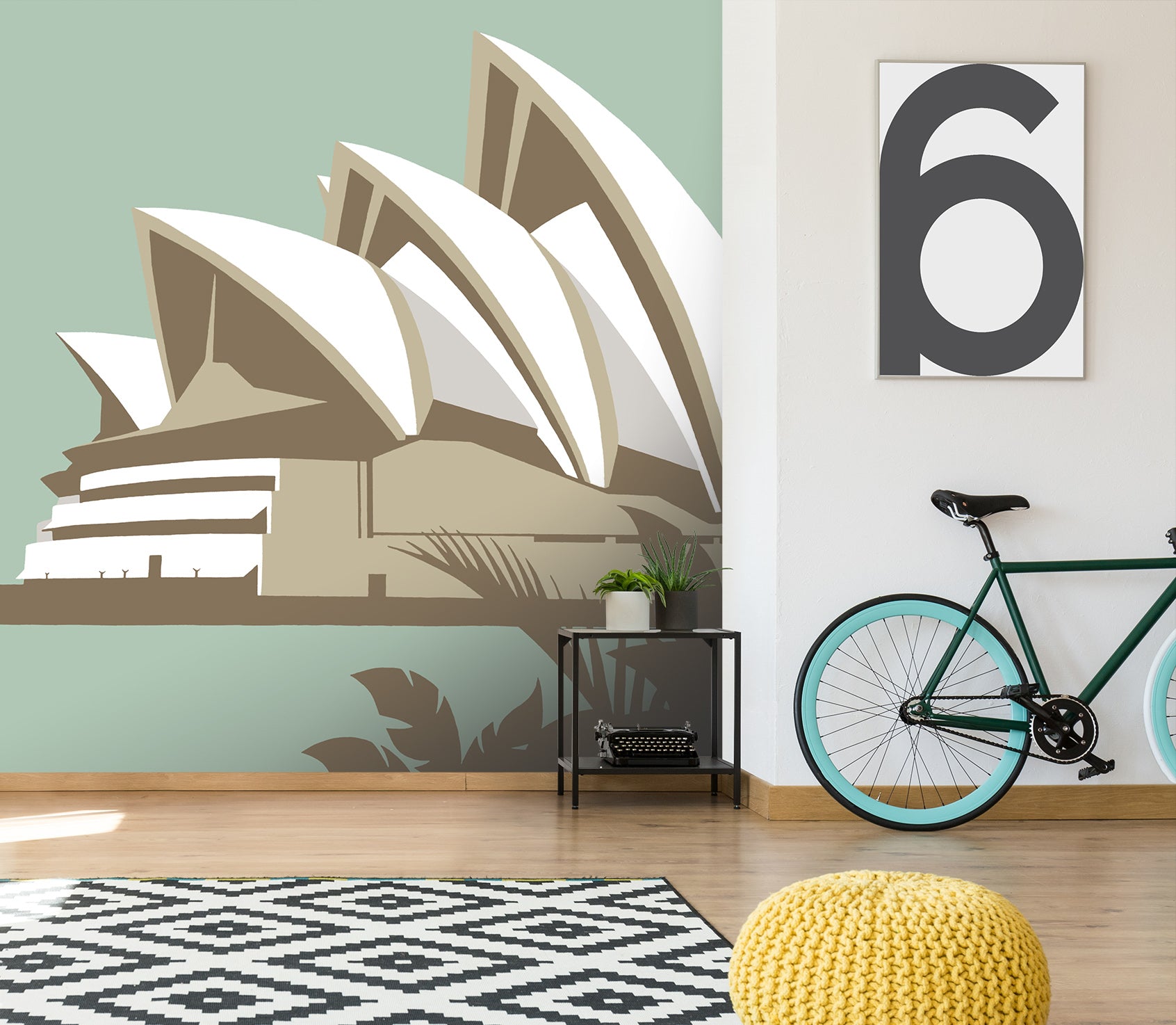 3D Sydney Opera House 1072 Steve Read Wall Mural Wall Murals