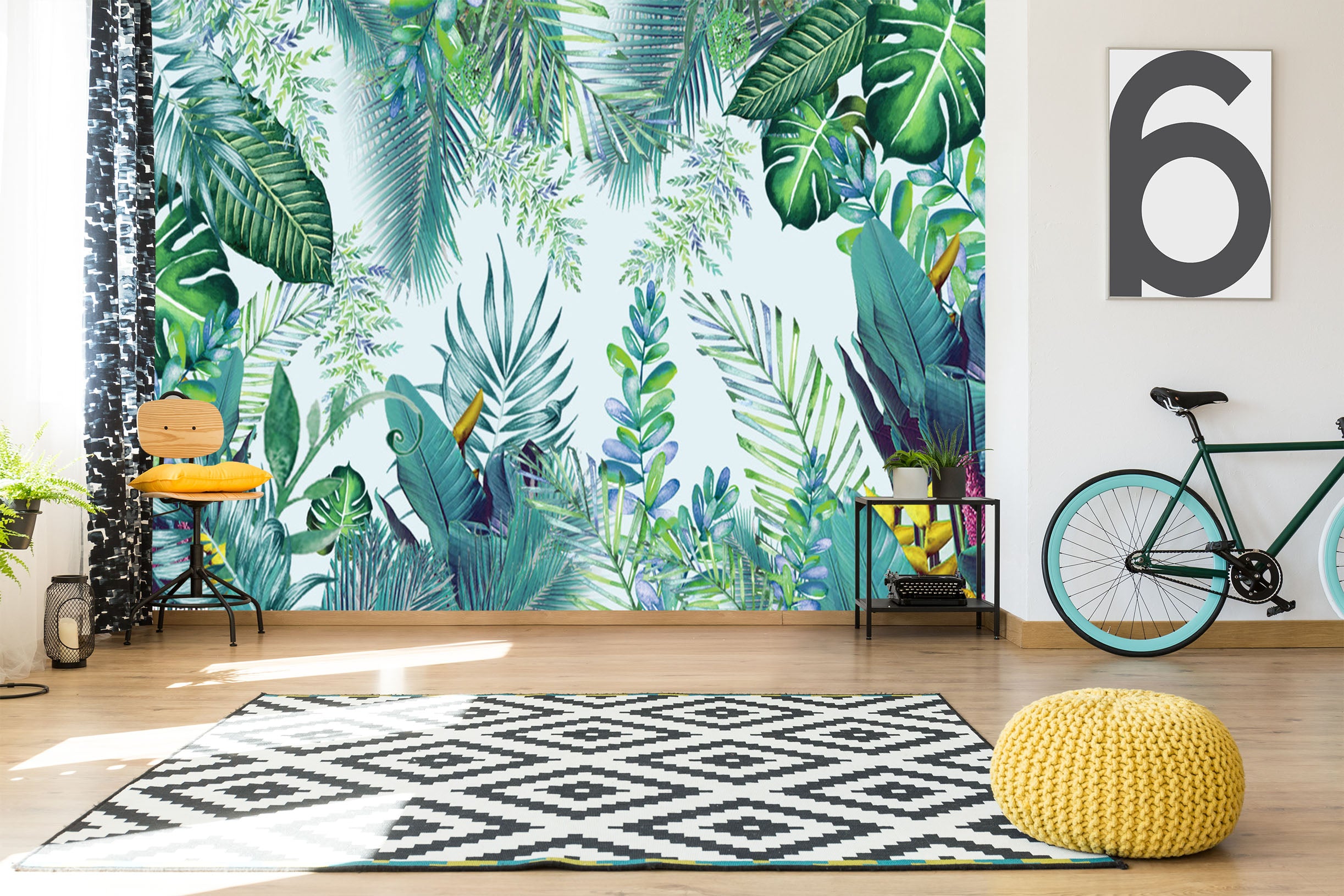 3D Leaf Pattern 1559 Wall Murals