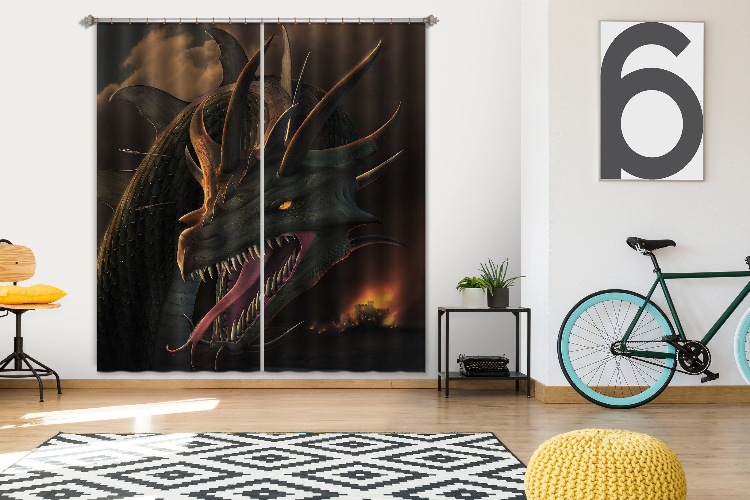 3D Annihilation 008 Vincent Hie Curtain Curtains Drapes Wallpaper AJ Wallpaper