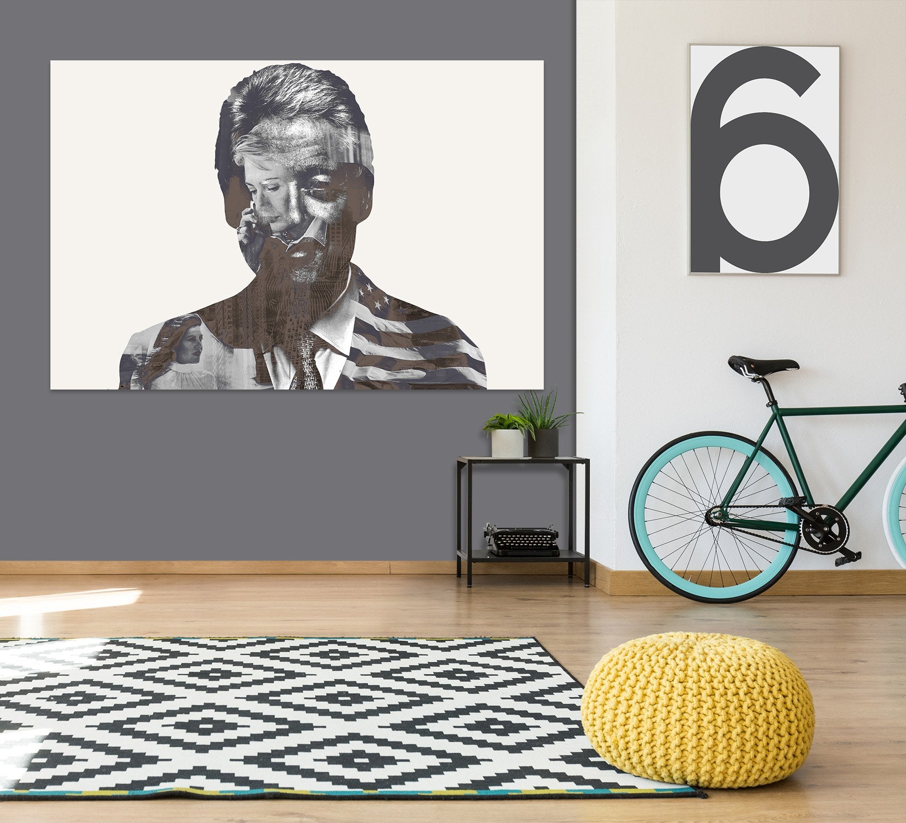 3D Billclinton 001 Marco Cavazzana Wall Sticker Wallpaper AJ Wallpaper 2