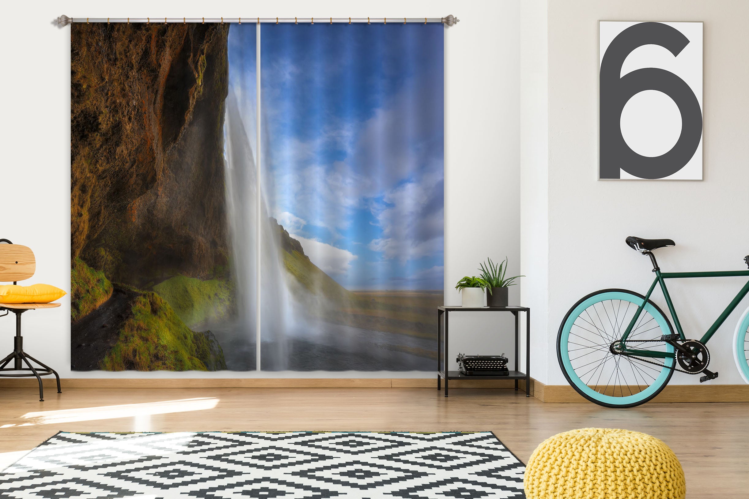 3D Kaki Falls 121 Marco Carmassi Curtain Curtains Drapes