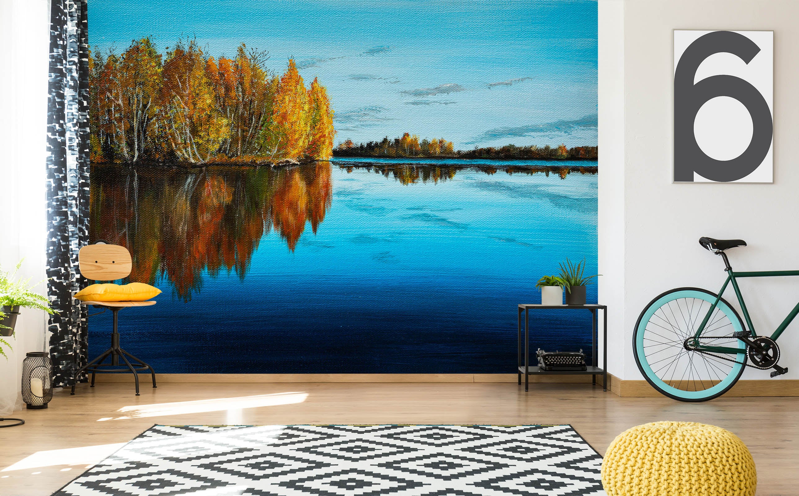 3D Lake Woods 1841 Marina Zotova Wall Mural Wall Murals