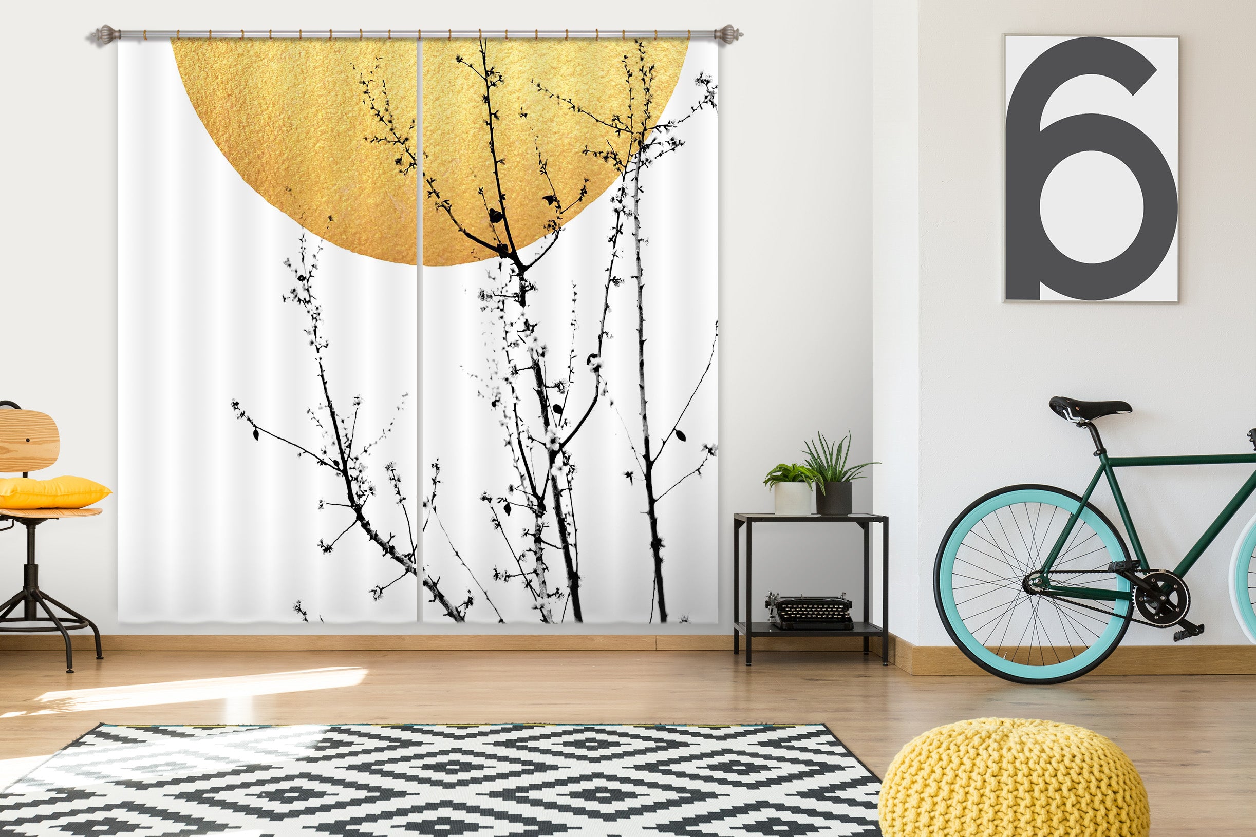 3D Sunshine Of My Life 055 Boris Draschoff Curtain Curtains Drapes