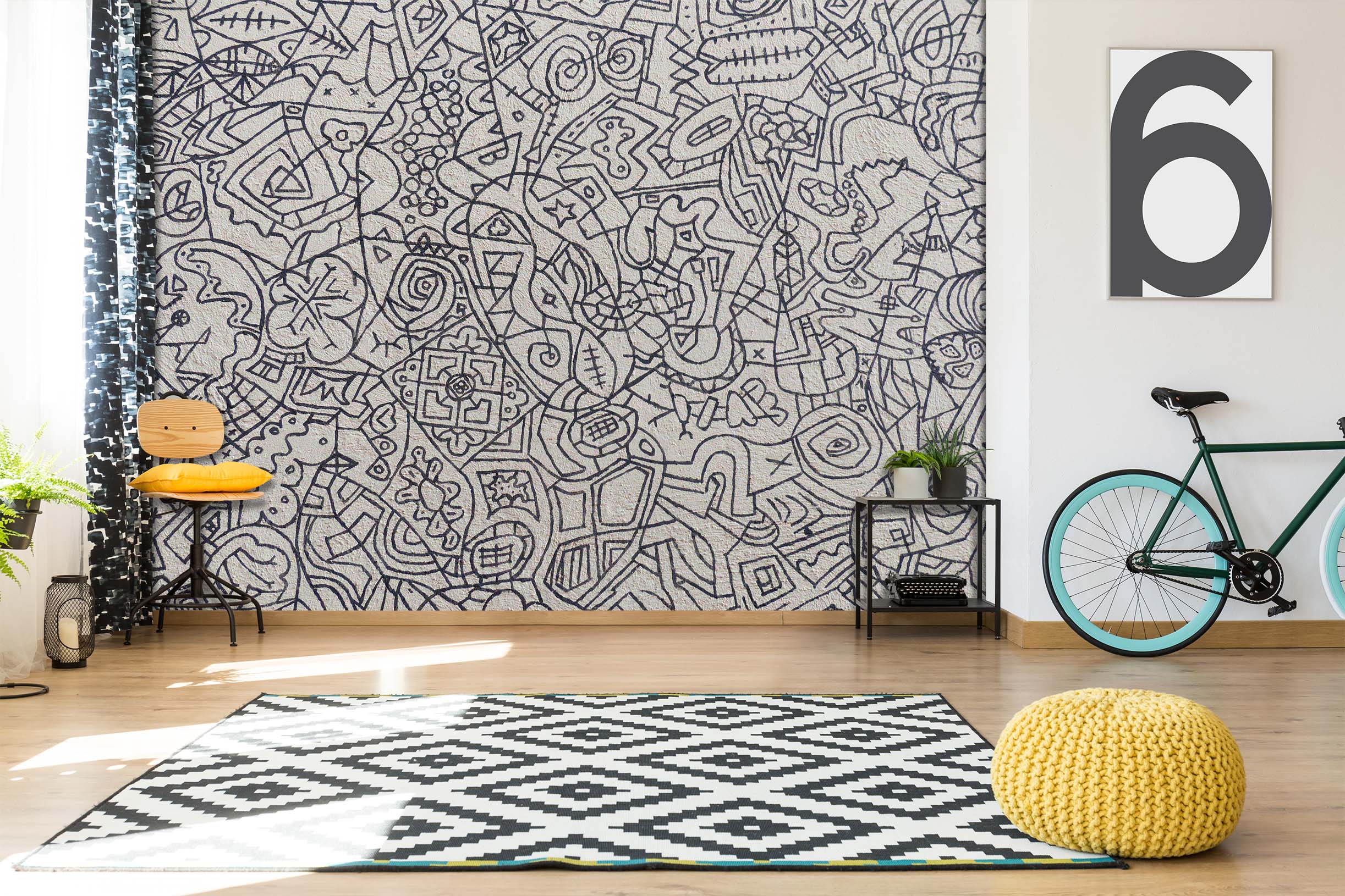 3D Graffiti Wall 124 Wall Murals Wallpaper AJ Wallpaper 2