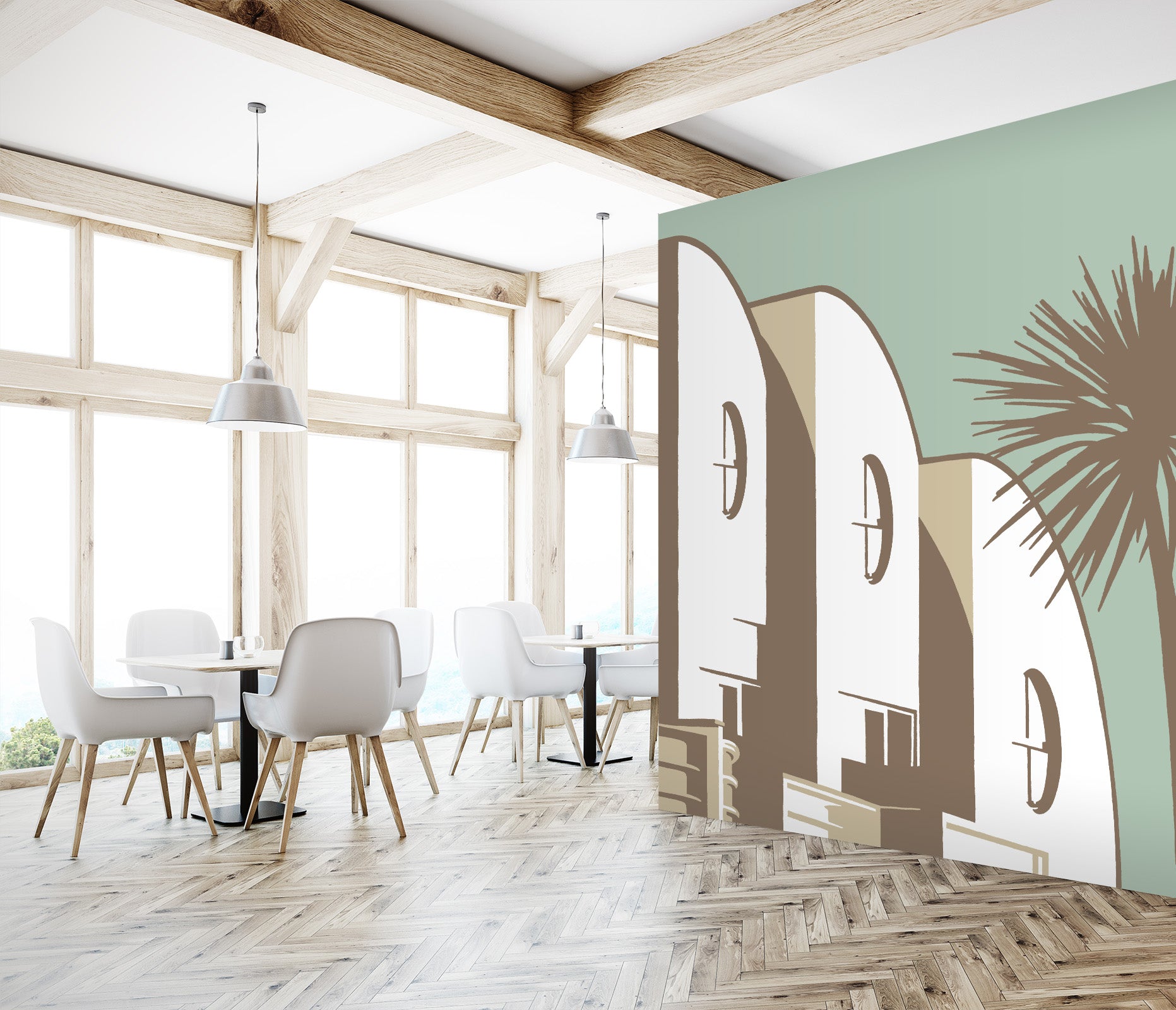 3D Sandbanks Banks Road 1053 Steve Read Wall Mural Wall Murals