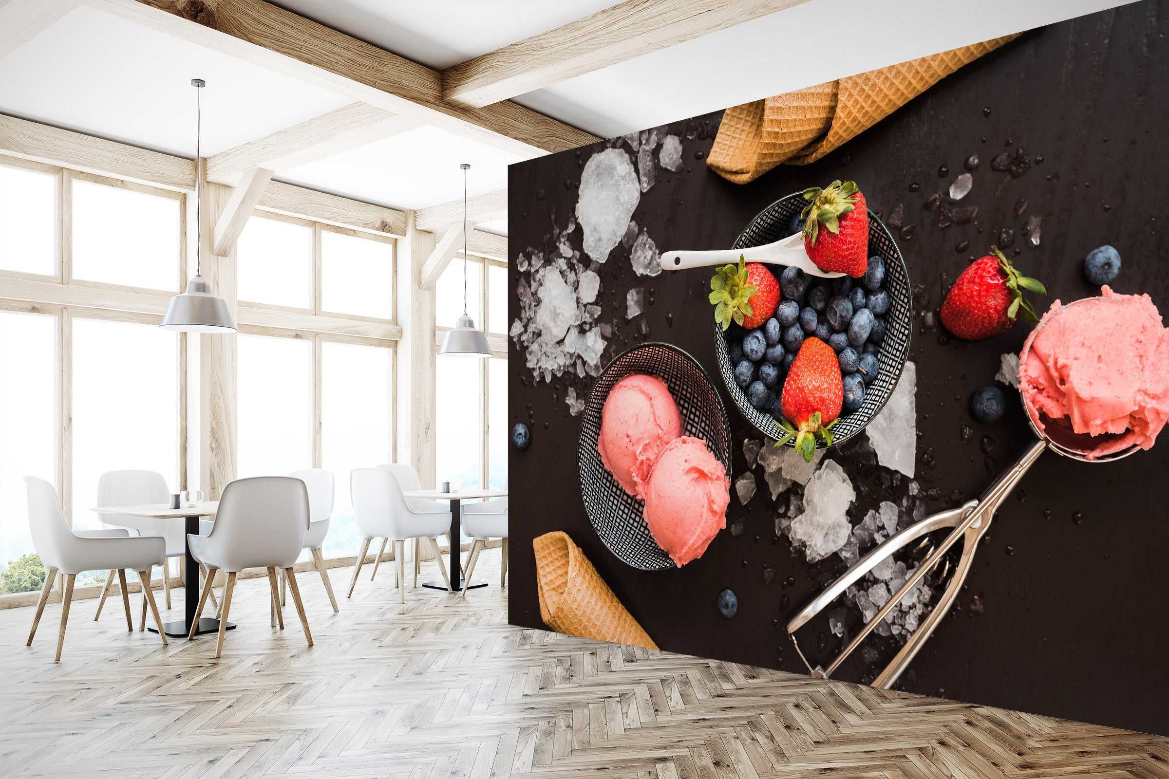 3D Ice Cream 1409 Wall Murals