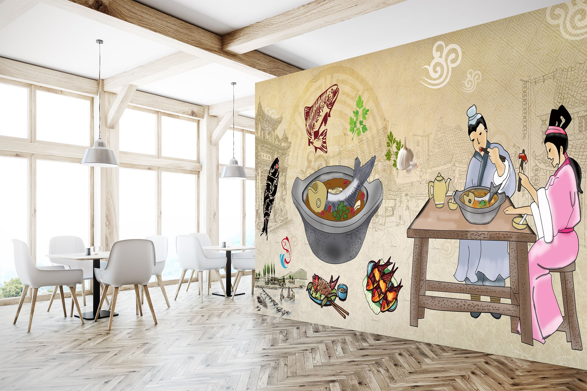 3D Elegant Girl 3014 Wall Murals