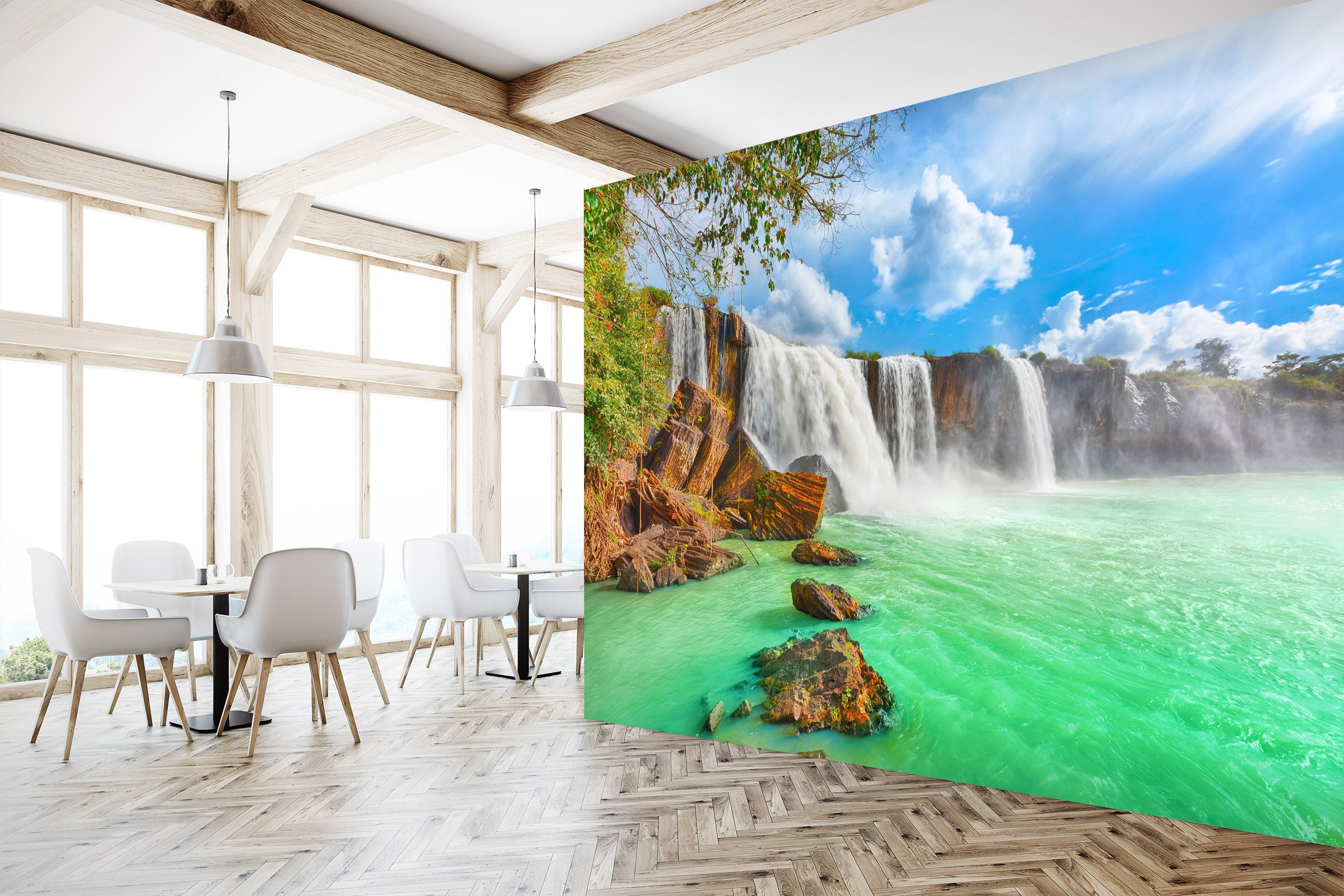 3D Blue Lake 2014 Wall Murals