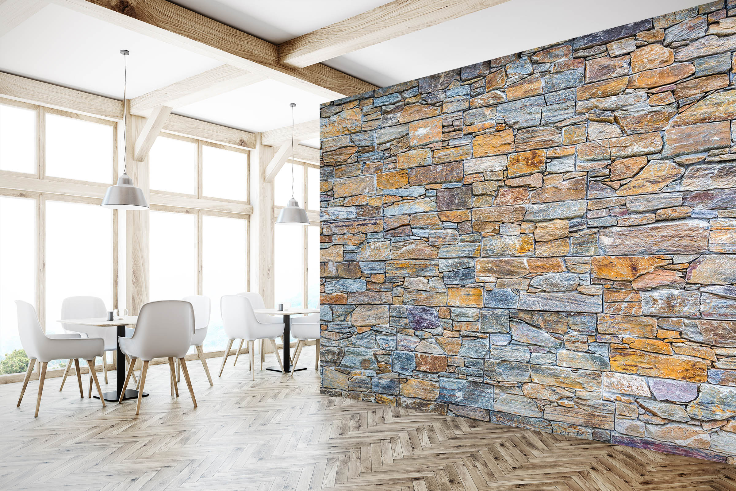 3D City Wall 1426 Wall Murals