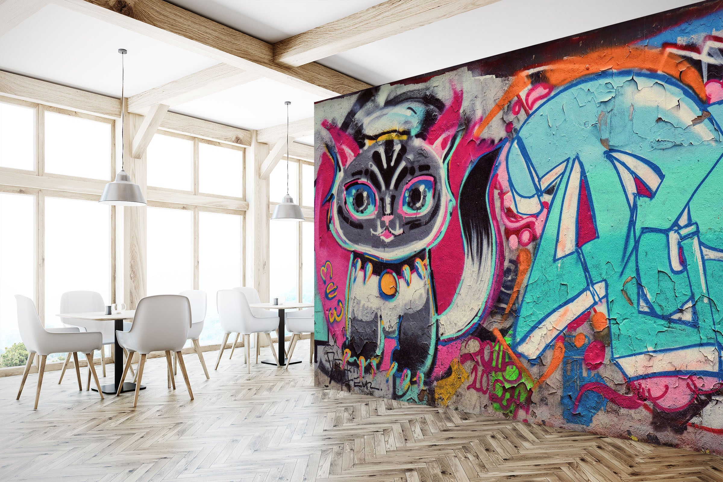 3D Color Parrot 1469 Wall Murals