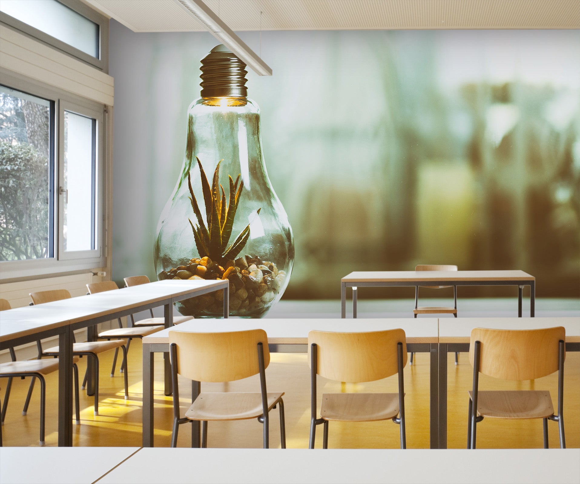 3D Bulb Culture 152 Wall Murals