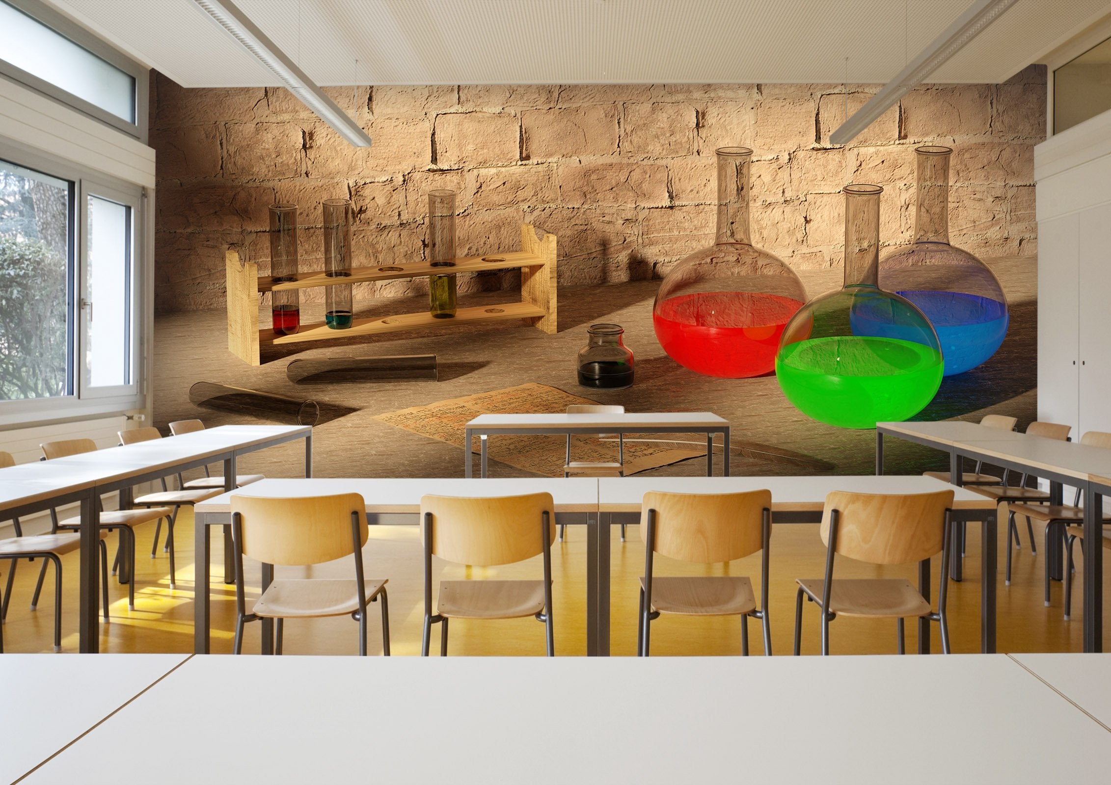 3D chemist bottles 16 Wall Murals Wallpaper AJ Wallpaper 2