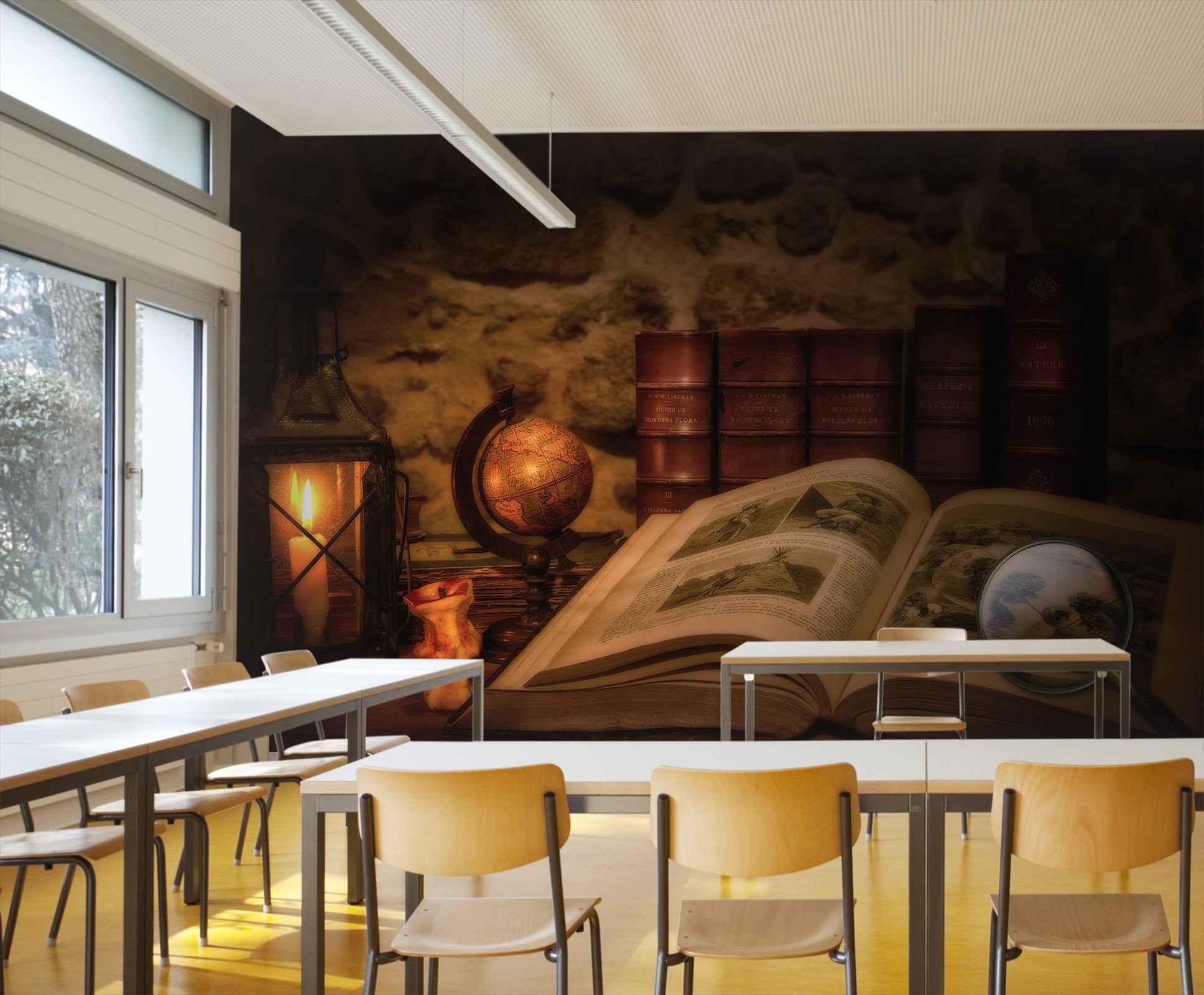 3D Globe Magnifier 167 Wall Murals