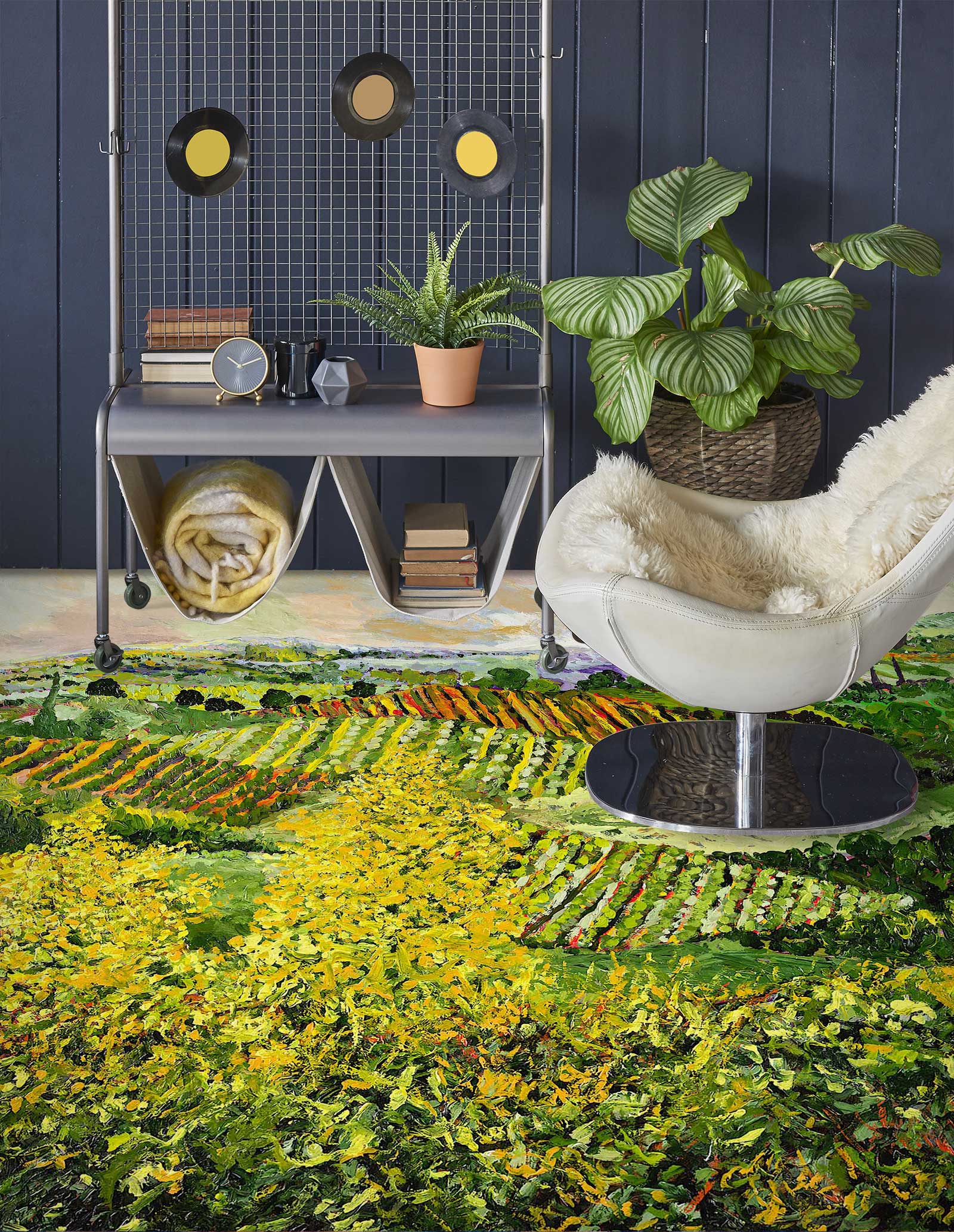 3D Grassy Hillside 9534 Allan P. Friedlander Floor Mural Wallpaper Murals Self-Adhesive Removable Print Epoxy