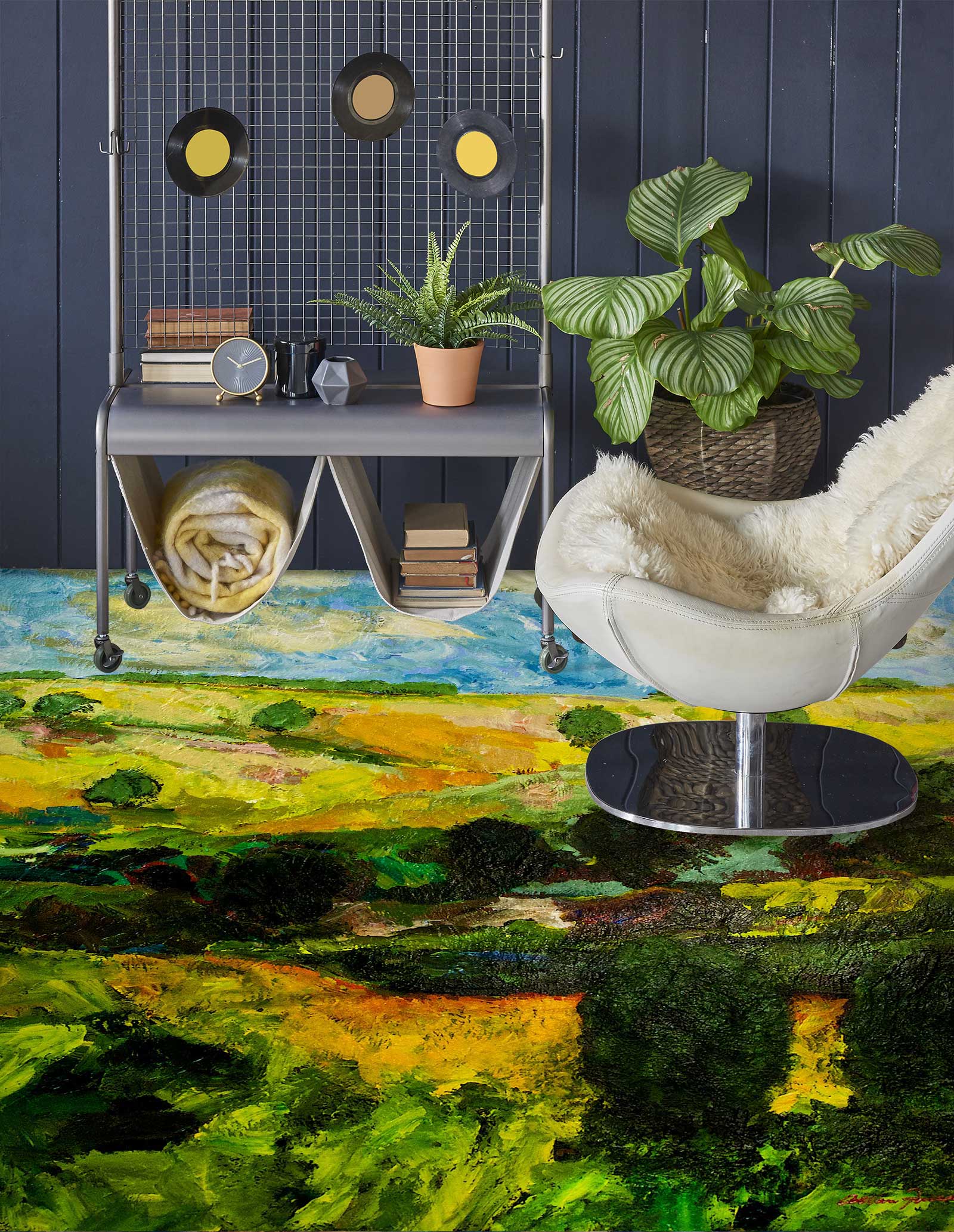 3D Grass Trees 9631 Allan P. Friedlander Floor Mural Wallpaper Murals Self-Adhesive Removable Print Epoxy