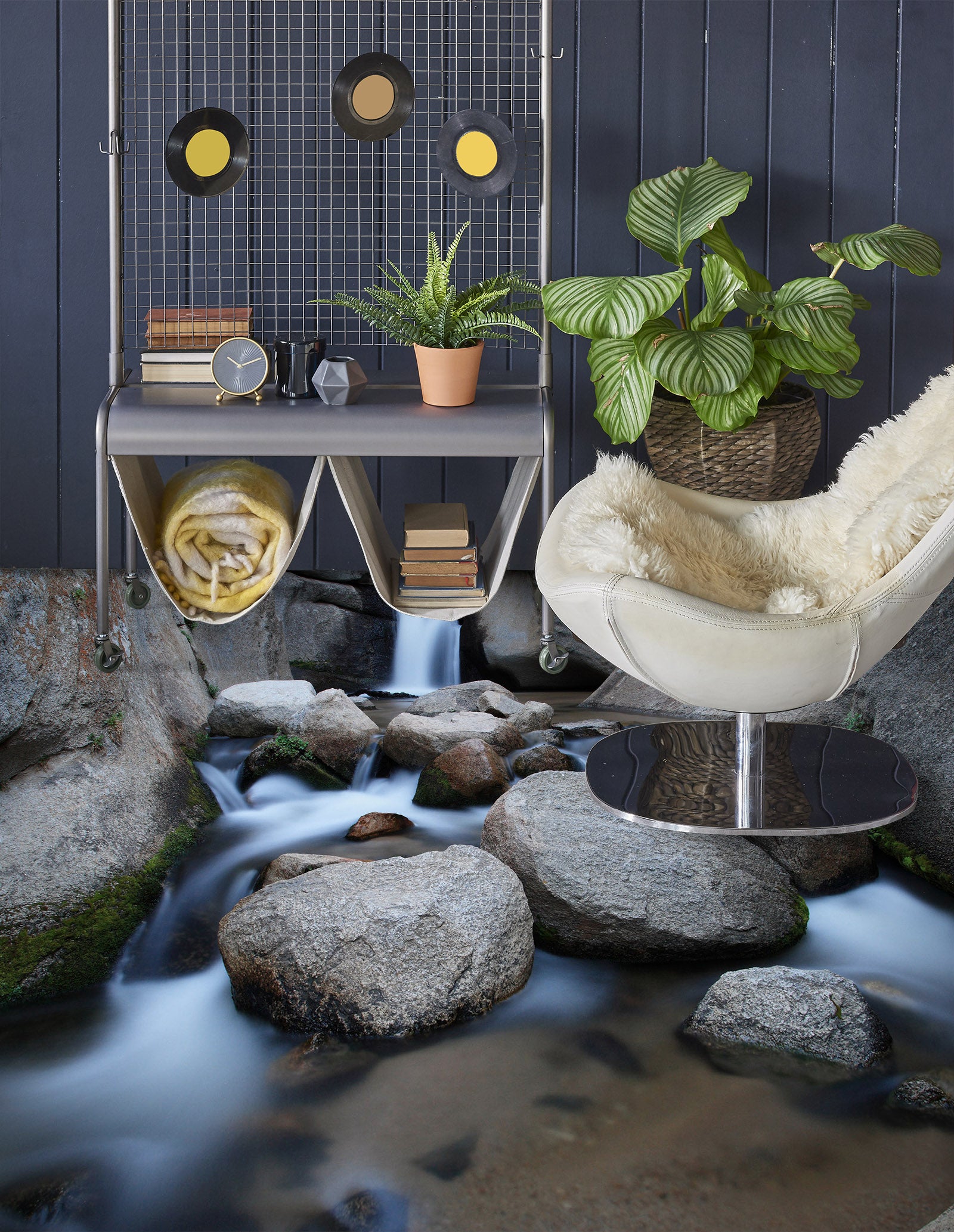 3D Water Between The Stones 1454 Floor Mural Wallpaper Murals Self-Adhesive Removable Print Epoxy