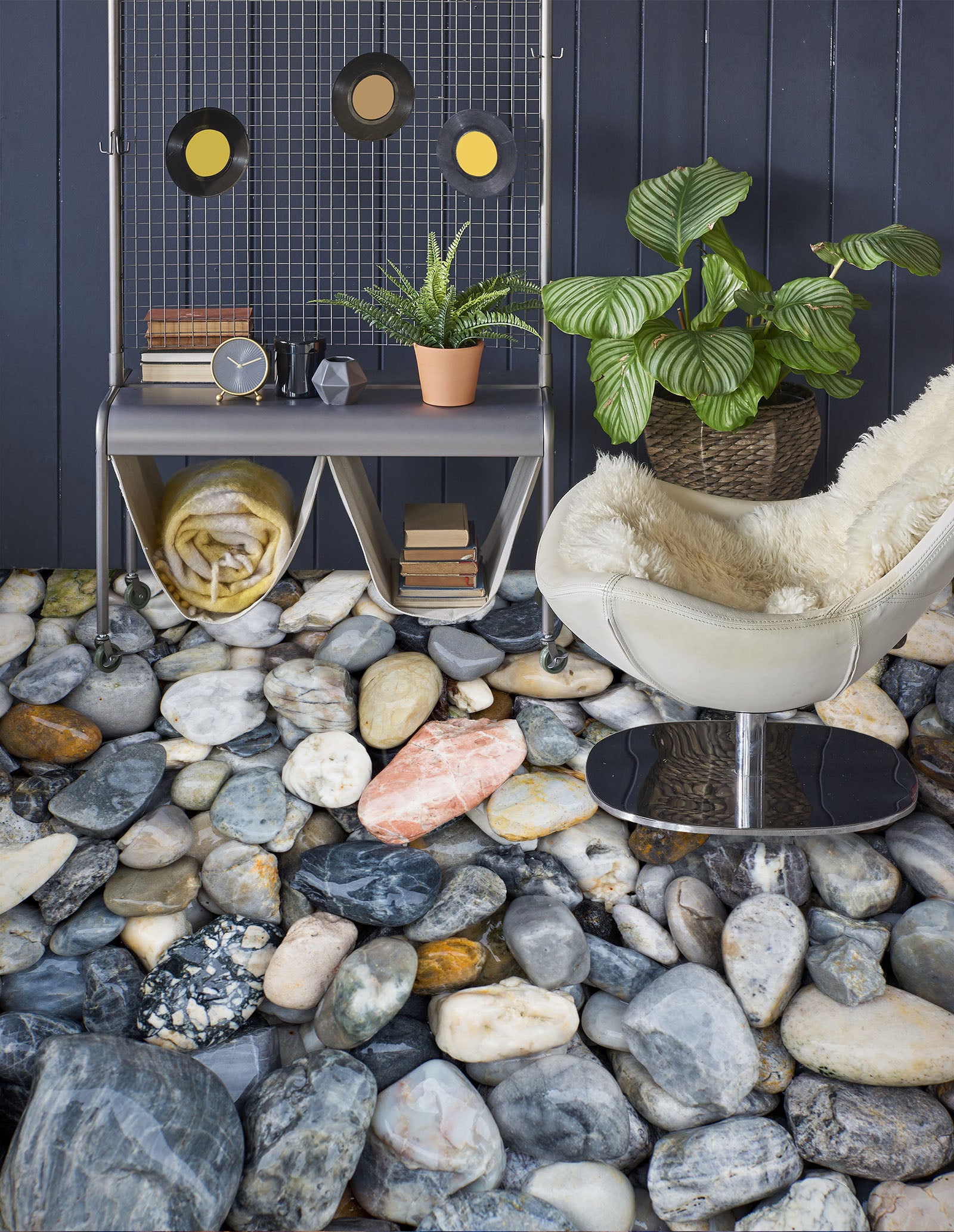 3D Elegant Pebble Color 639 Floor Mural Wallpaper Murals Rug & Mat Print Epoxy waterproof bath floor