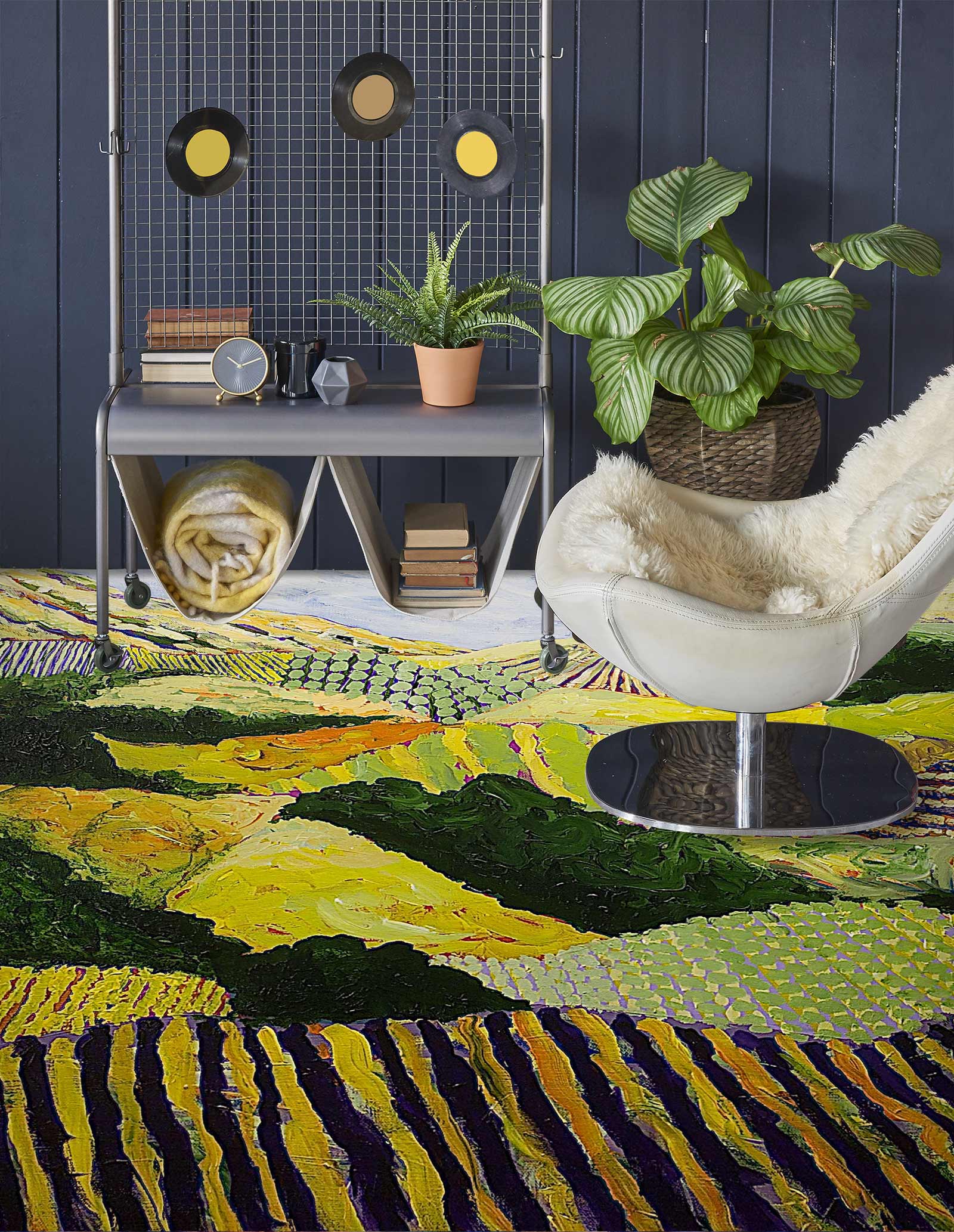 3D Hillside Meadow 9528 Allan P. Friedlander Floor Mural Wallpaper Murals Self-Adhesive Removable Print Epoxy