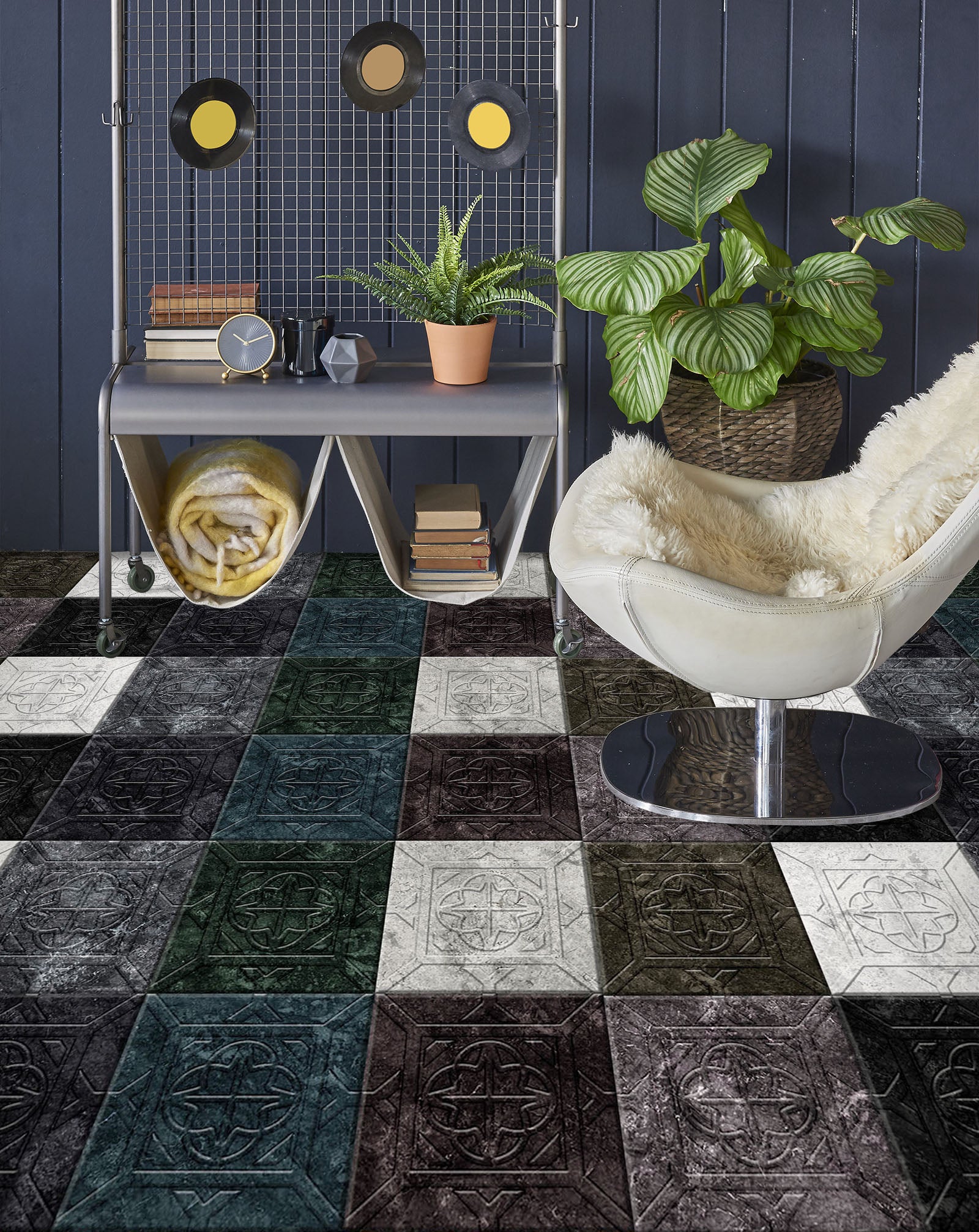 3D Elegant Square Style 950 Floor Mural Wallpaper Murals Rug & Mat Print Epoxy waterproof bath floor